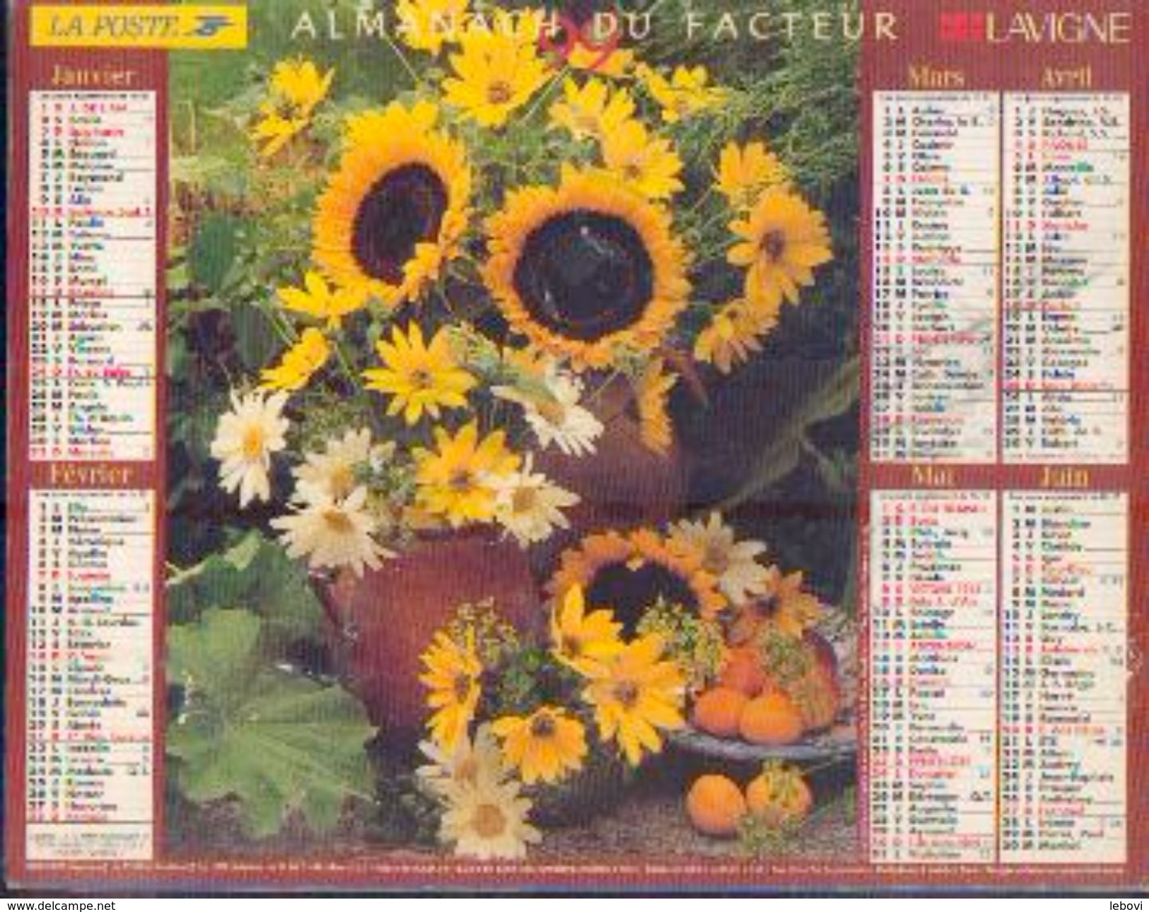 (FRANCE) – Almanach Des P.T.T. 1999 - Big : 1991-00