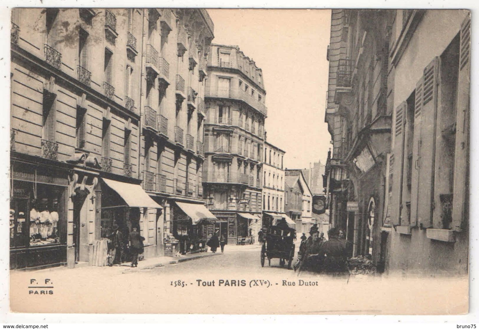 75 - PARIS 15 - Rue Dutot (Rue Des Volontaires à Droite) - Fleury FF 1585 - Paris (15)