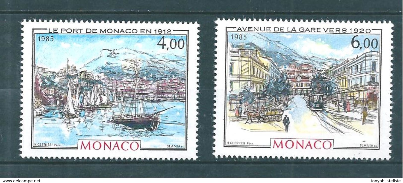 Monaco Timbres De 1985   N°1492/93  Neufs ** - Nuevos