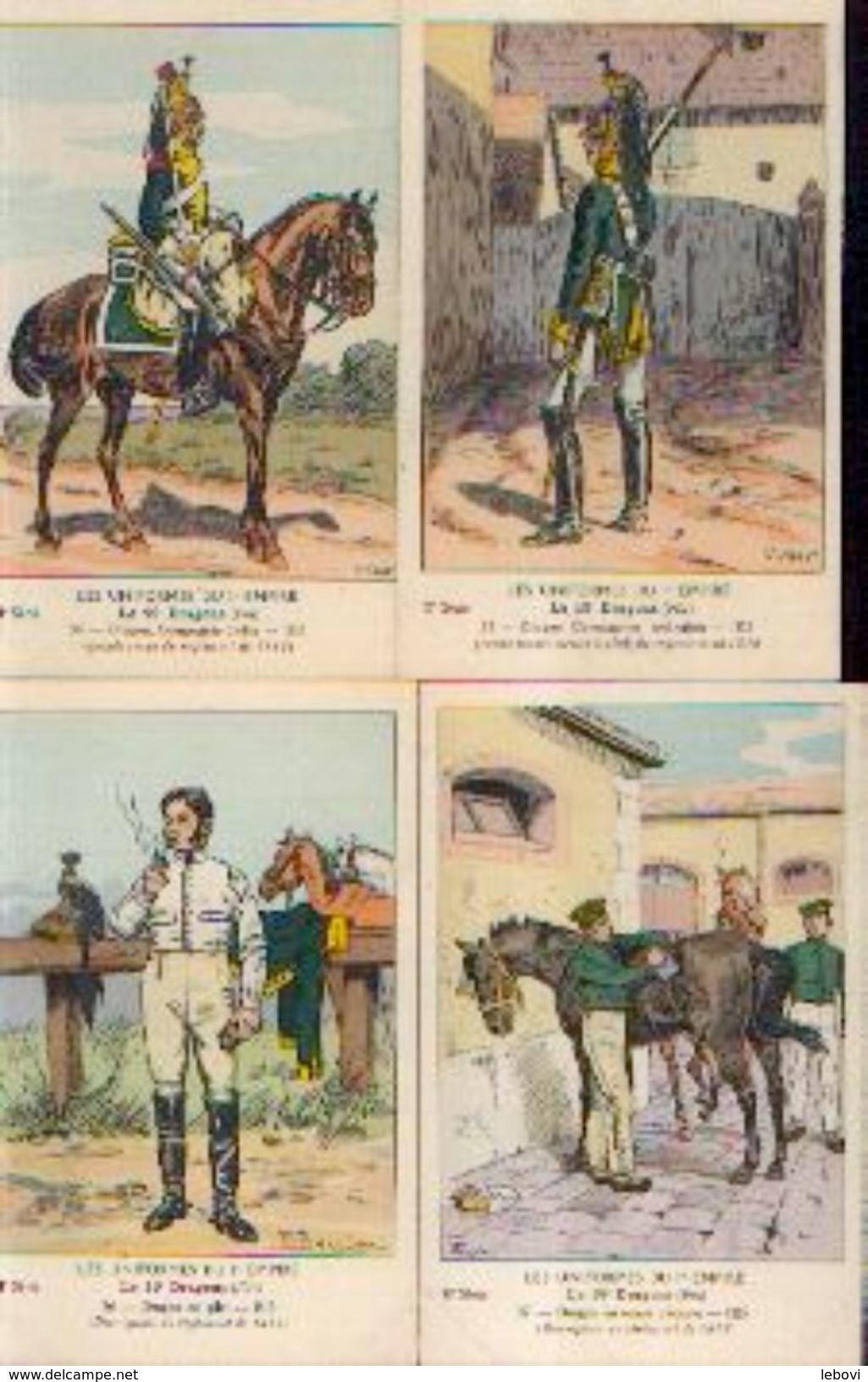 « Les Uniformes Du 1er Empire – Le 19e Dragons » -série 91 - Ed. Treuttel Et Wurtz, Strasbourg (1914) - Uniformes