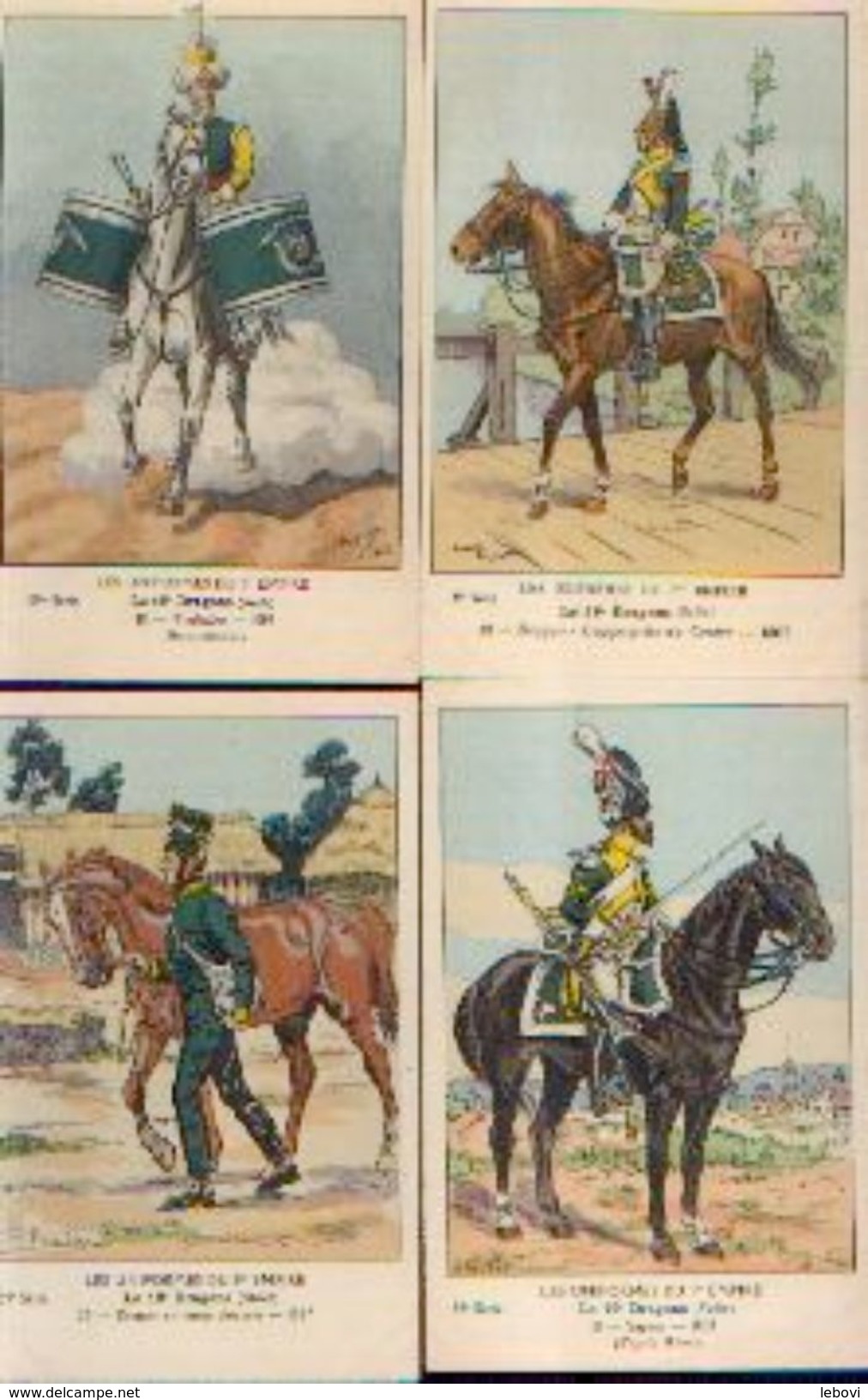 « Les Uniformes Du 1er Empire – Le 19e Dragons » -série 89 - Ed. Treuttel Et Wurtz, Strasbourg (vers 1914) - Uniformes