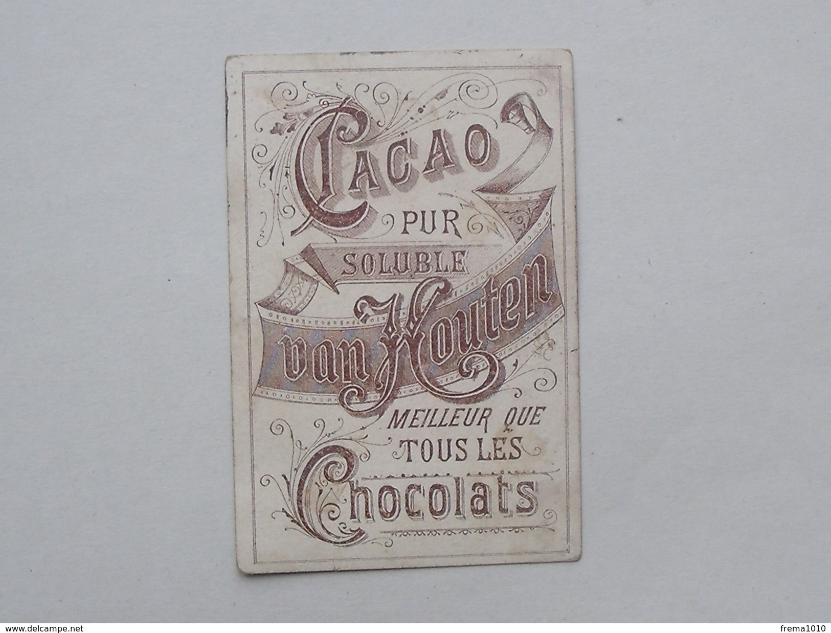 CHROMO Cacao VAN HOUTEN: FILLETTE Balançoire Garçonnet Enfant Jeu... - Van Houten