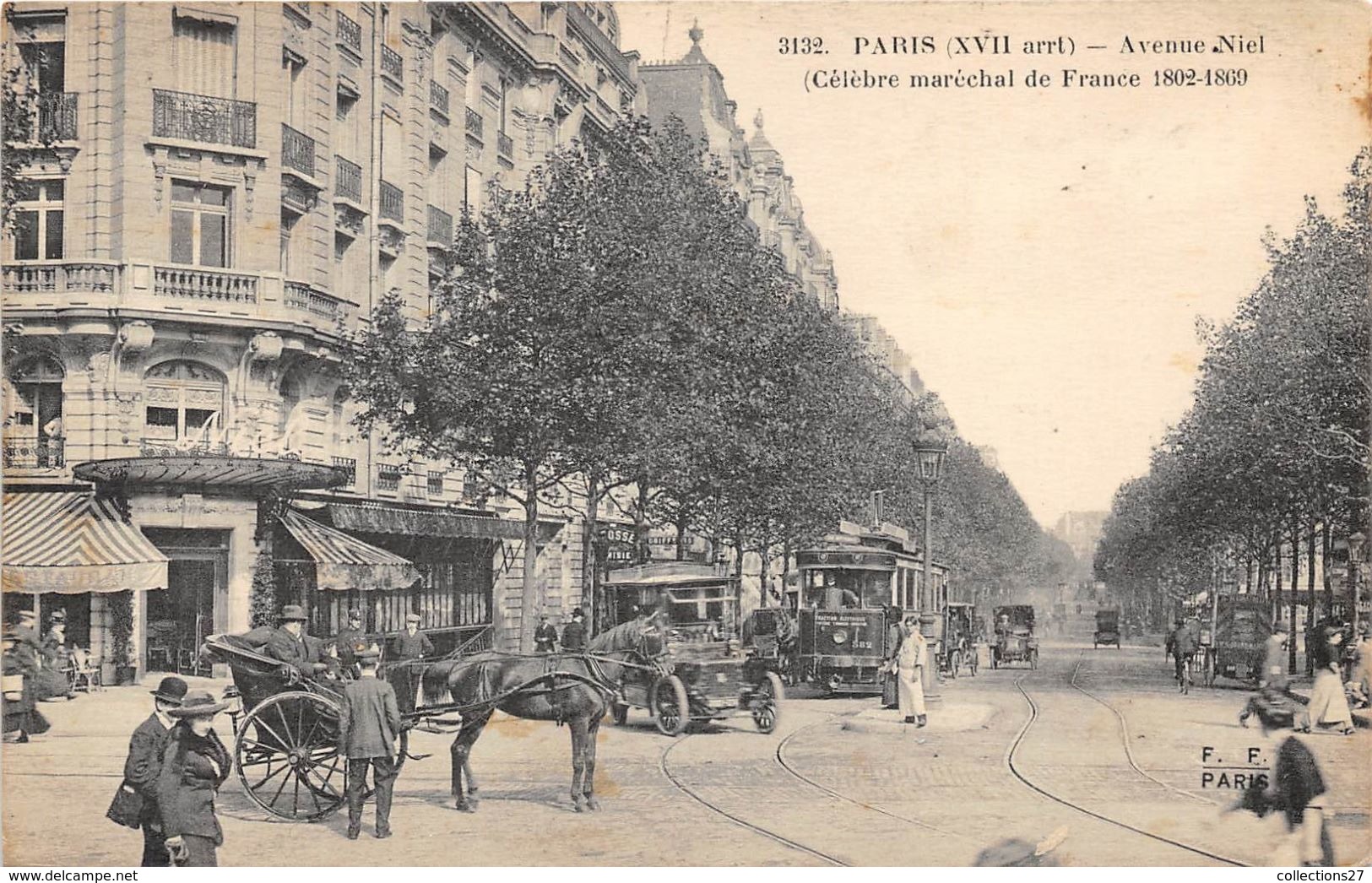 PARIS-75017- AVENUE NIEL- CELEBRE MARECHAL DE FRANCE 1802/ 1869 - Arrondissement: 17