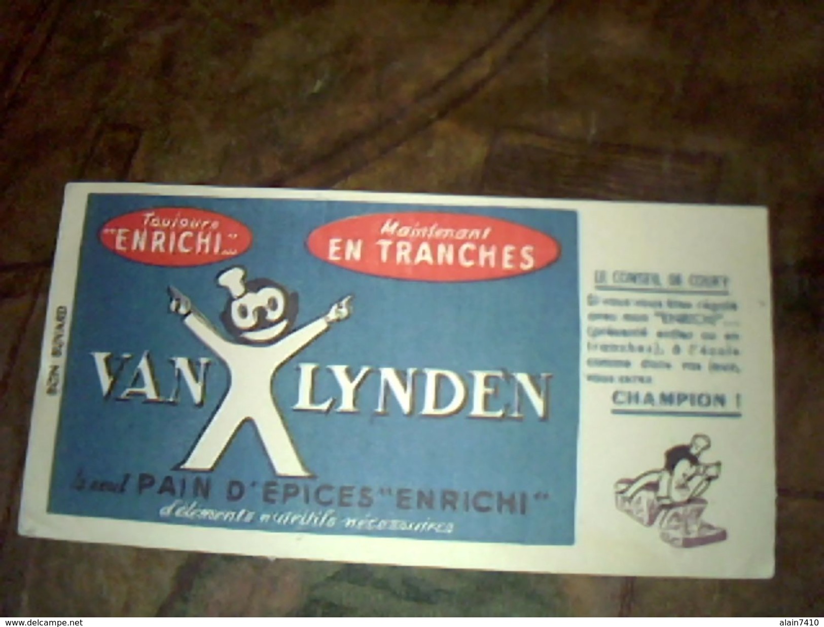 Vieux Papiers  Buvards Pain D'épices Van Lynden  X2 Différents 1 Classique 1 Jeanne D'arc à La Prise D'Orléans - V