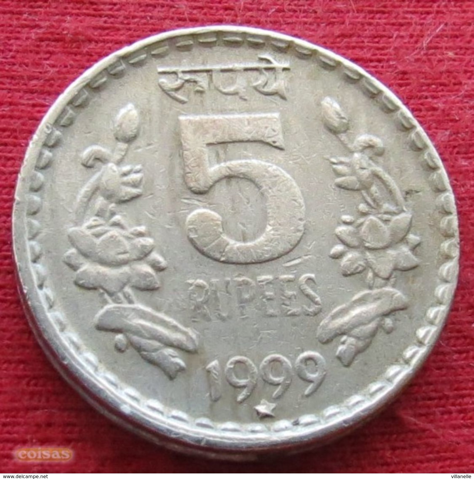 India 5 Rupees 1999 H KM# 154.1 Inde Indie - India