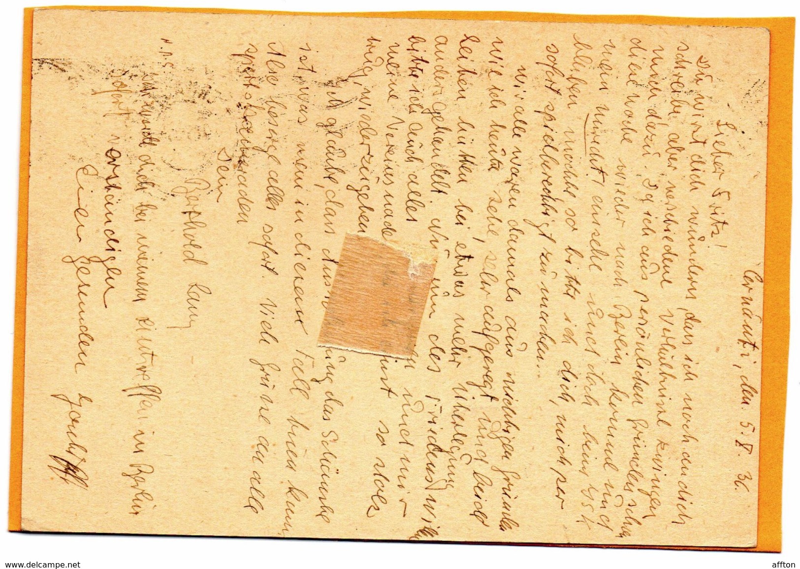 Romania 1936 Card Mailed - Lettres & Documents