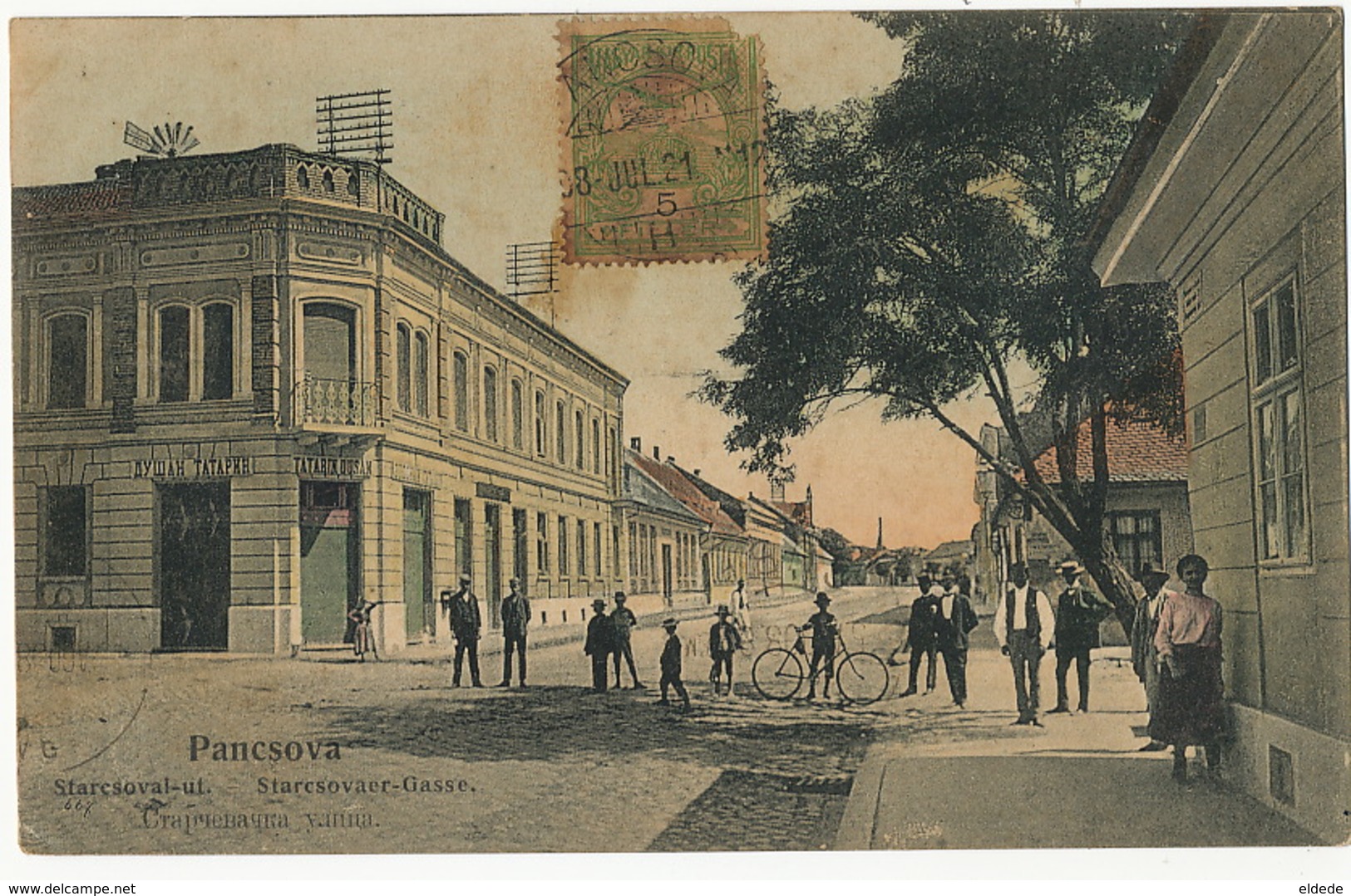 Pancsova Starcsoval-ut Edit Kohn Samu. To Cuba 1908 - Serbie