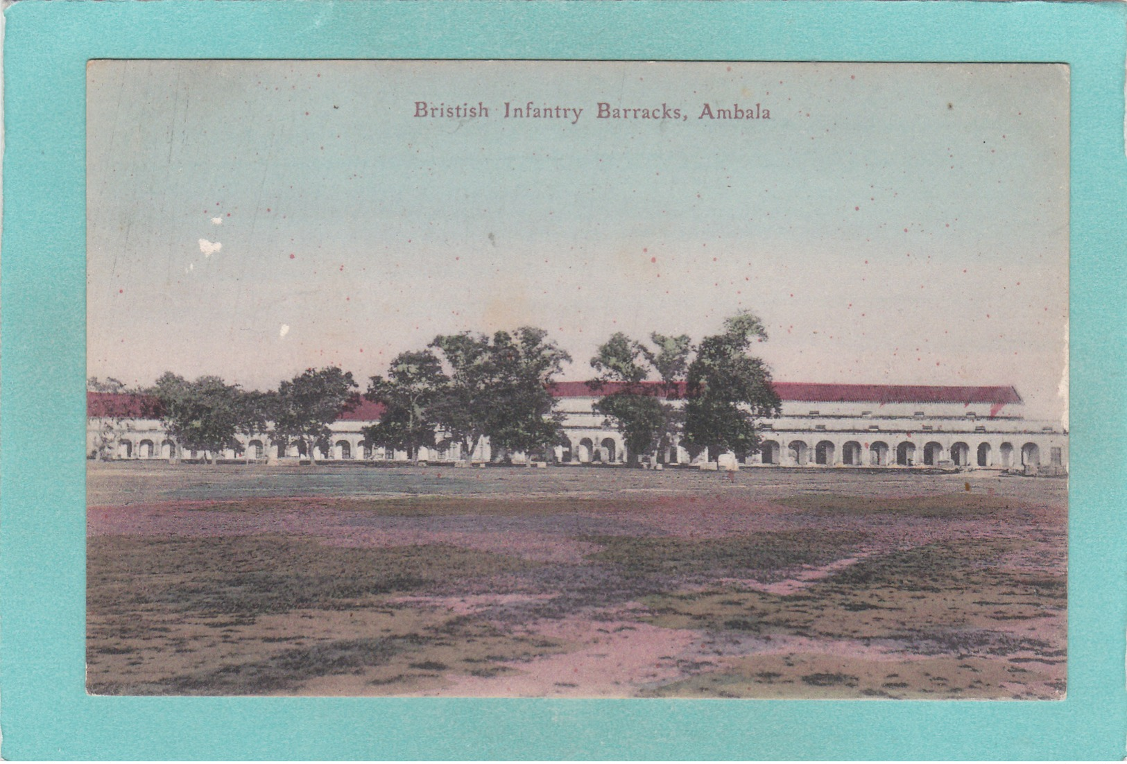 Old Postcard Of Bristish Infantry Barracks,Ambala, Haryana, India,R37. - India