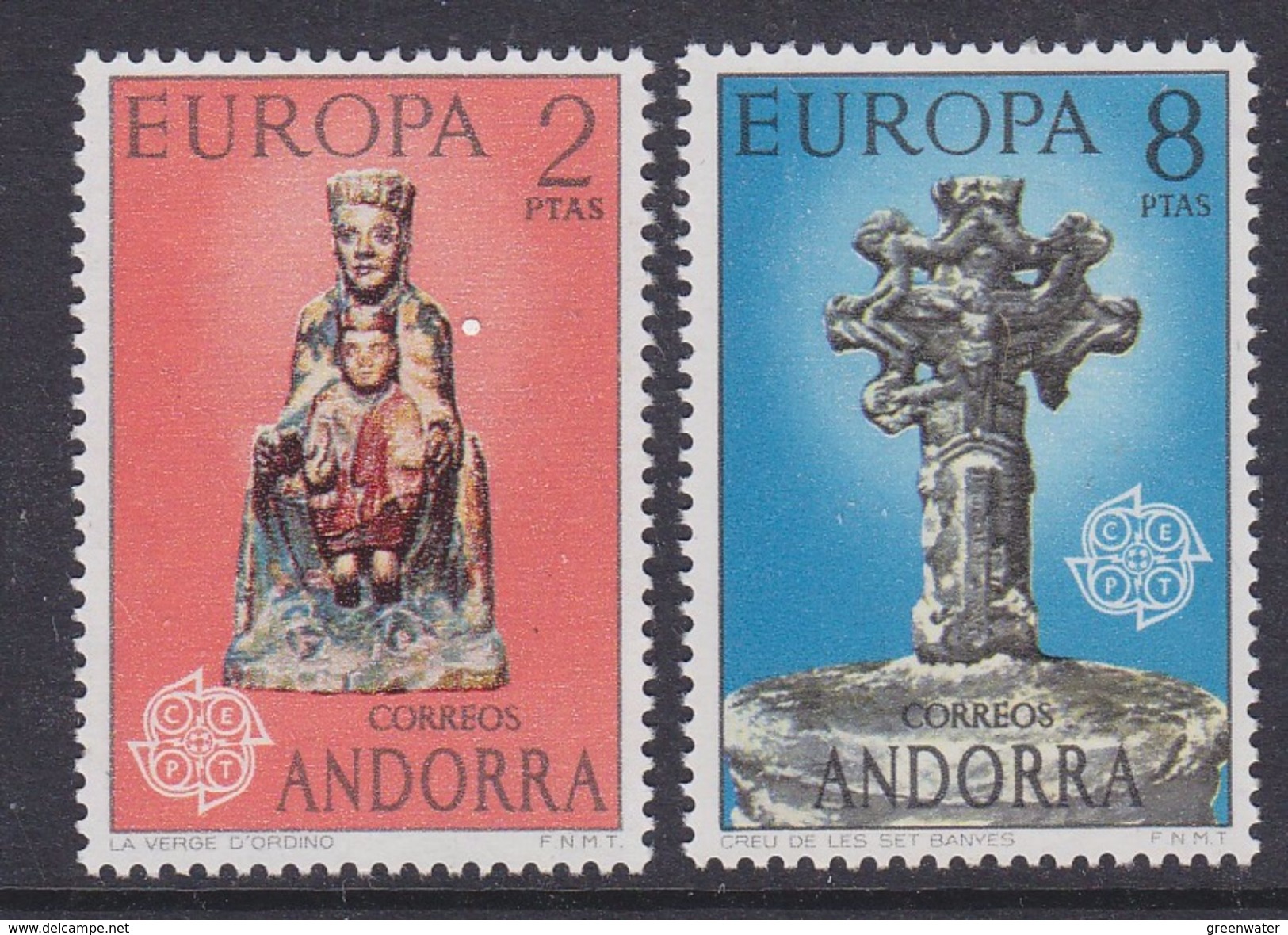 Europa Cept 1974 Andorra Sp. 2v ** Mnh (36922C) - 1974