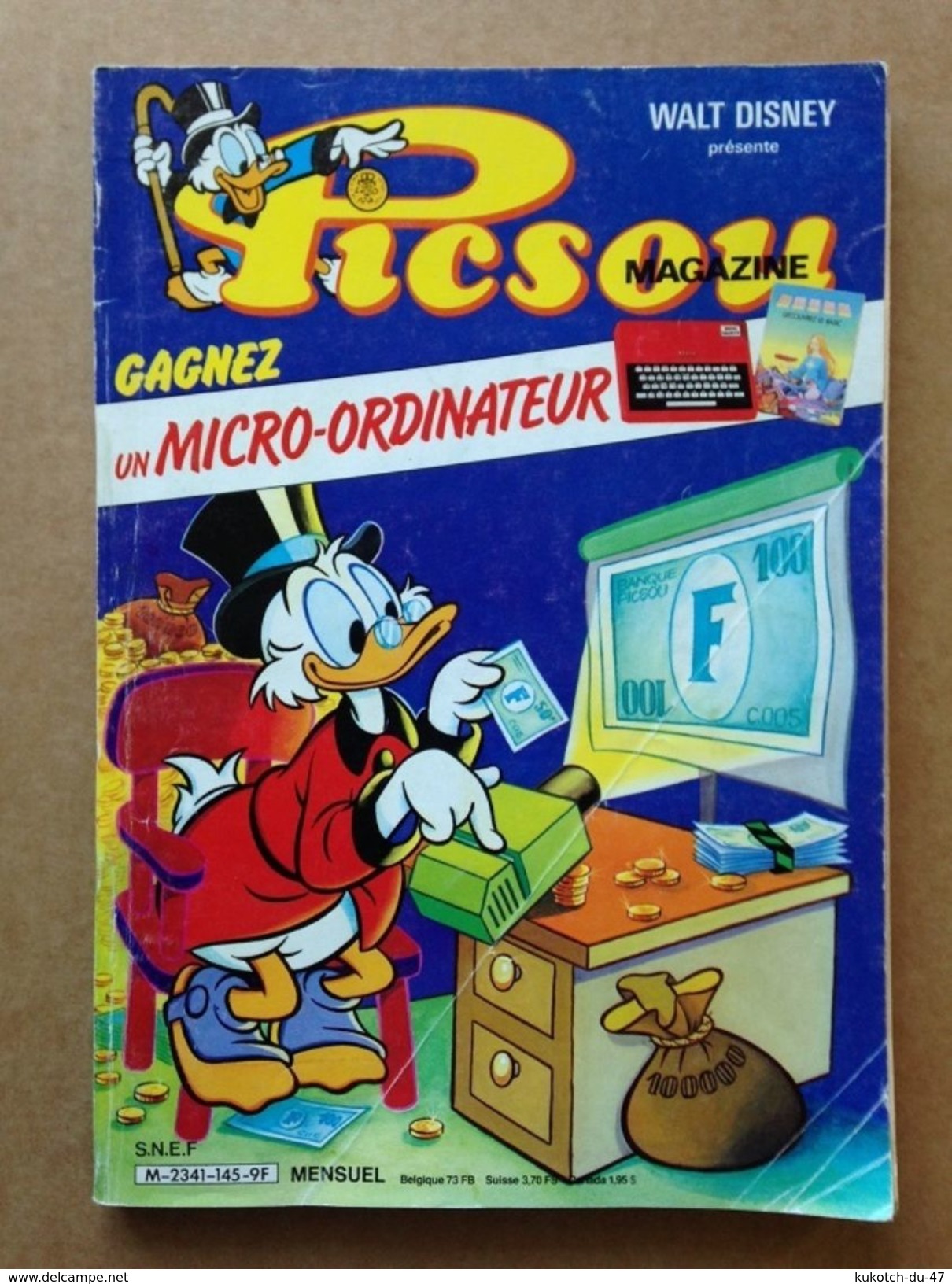 Disney - Picsou Magazine ° Année 1984 - N°145 (avec Grand Défaut D'usure) - Picsou Magazine