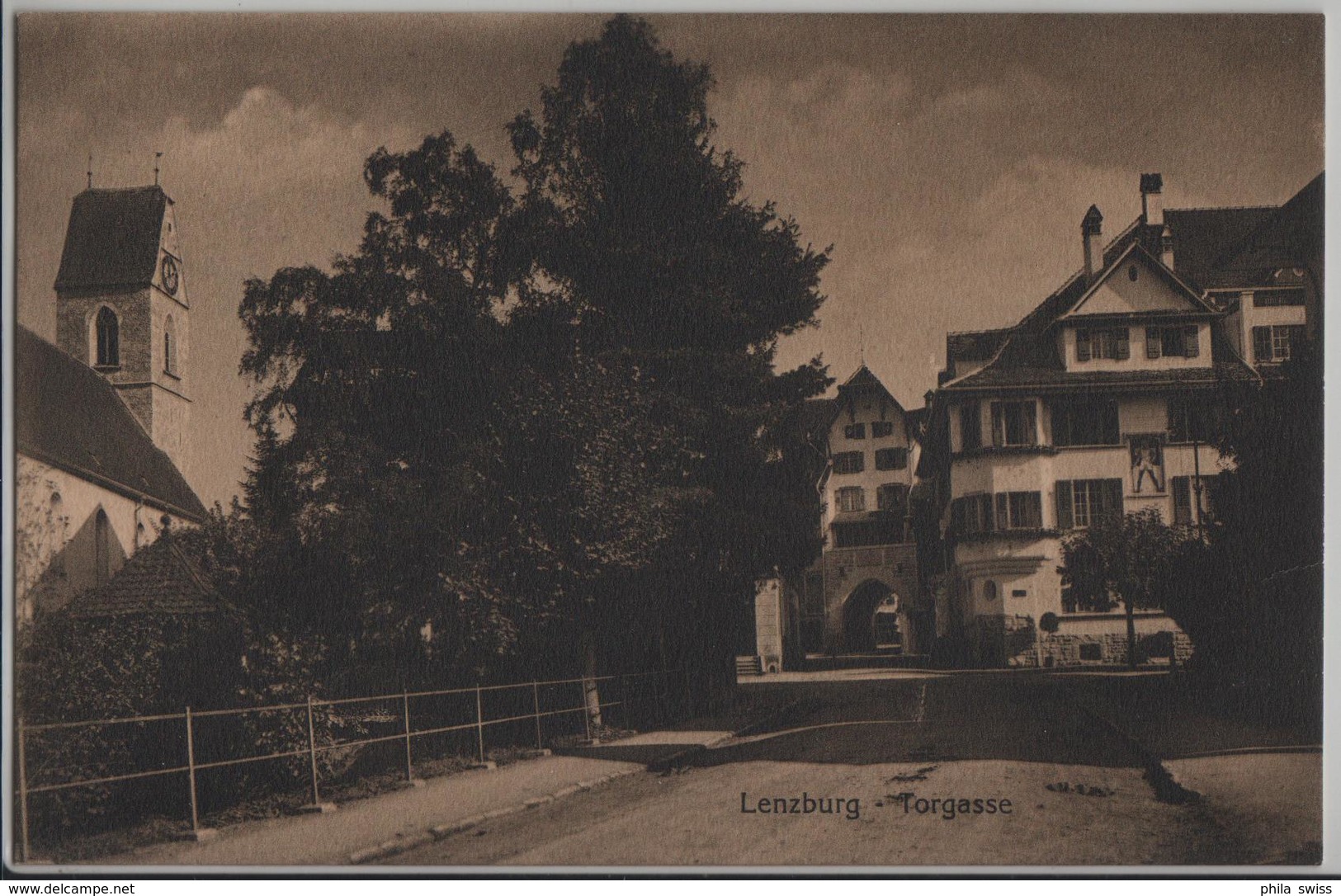 Lenzburg .- Torgasse - Lenzburg