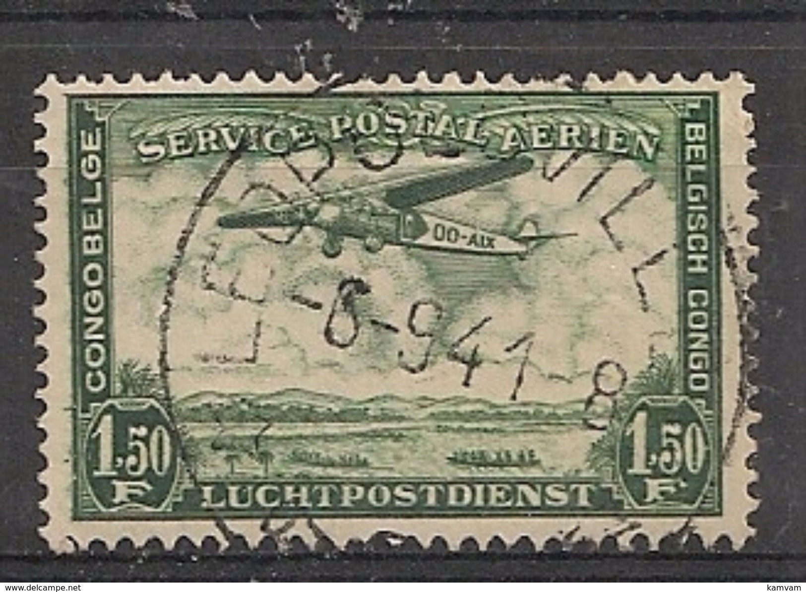 CONGO BELGE PA 9 LEOPOLDVILLE - Used Stamps