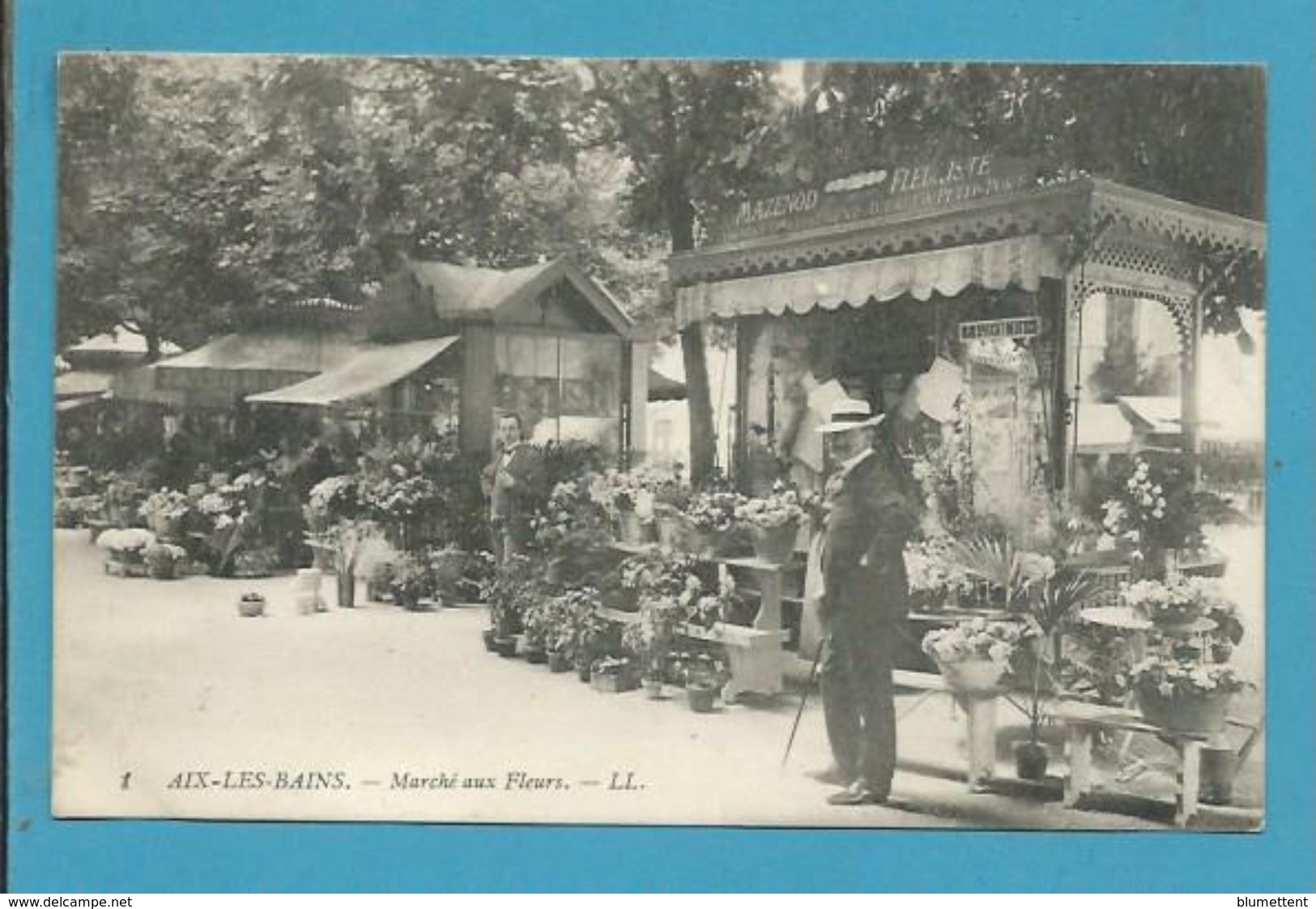 CPA 1 - Le Marché Aux Fleurs AIX LES BAINS 73 - Aix Les Bains