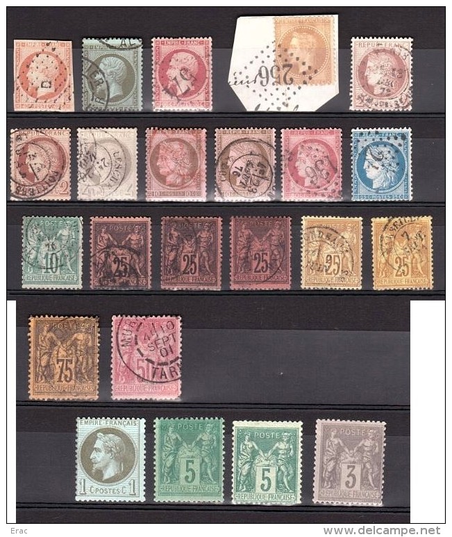 France - Lot De Classiques - Napoléon, Sage, Cérès - Cote + 550 - Sammlungen