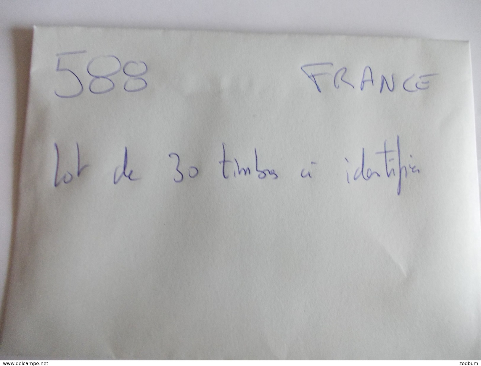 TIMBRE France Lot De 30 Timbres à Identifier N° 588 - Mezclas (max 999 Sellos)