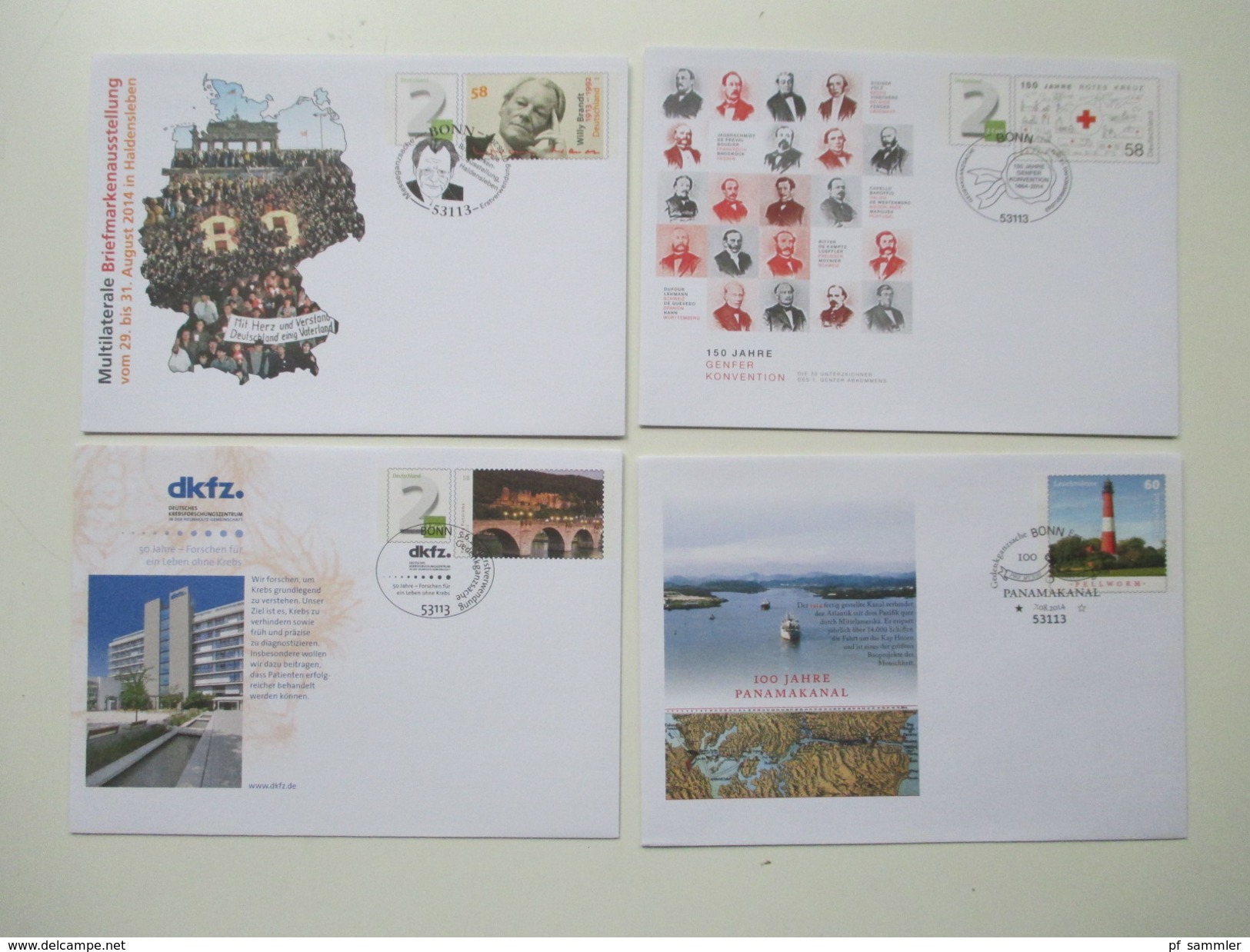 BRD 2008 - 2014 Euro Ganzsachen / Sonderumschläge. Verschiedene Sonderstempel! Briefmarken Messen Usw...USo. 105 Stück! - Collections (sans Albums)