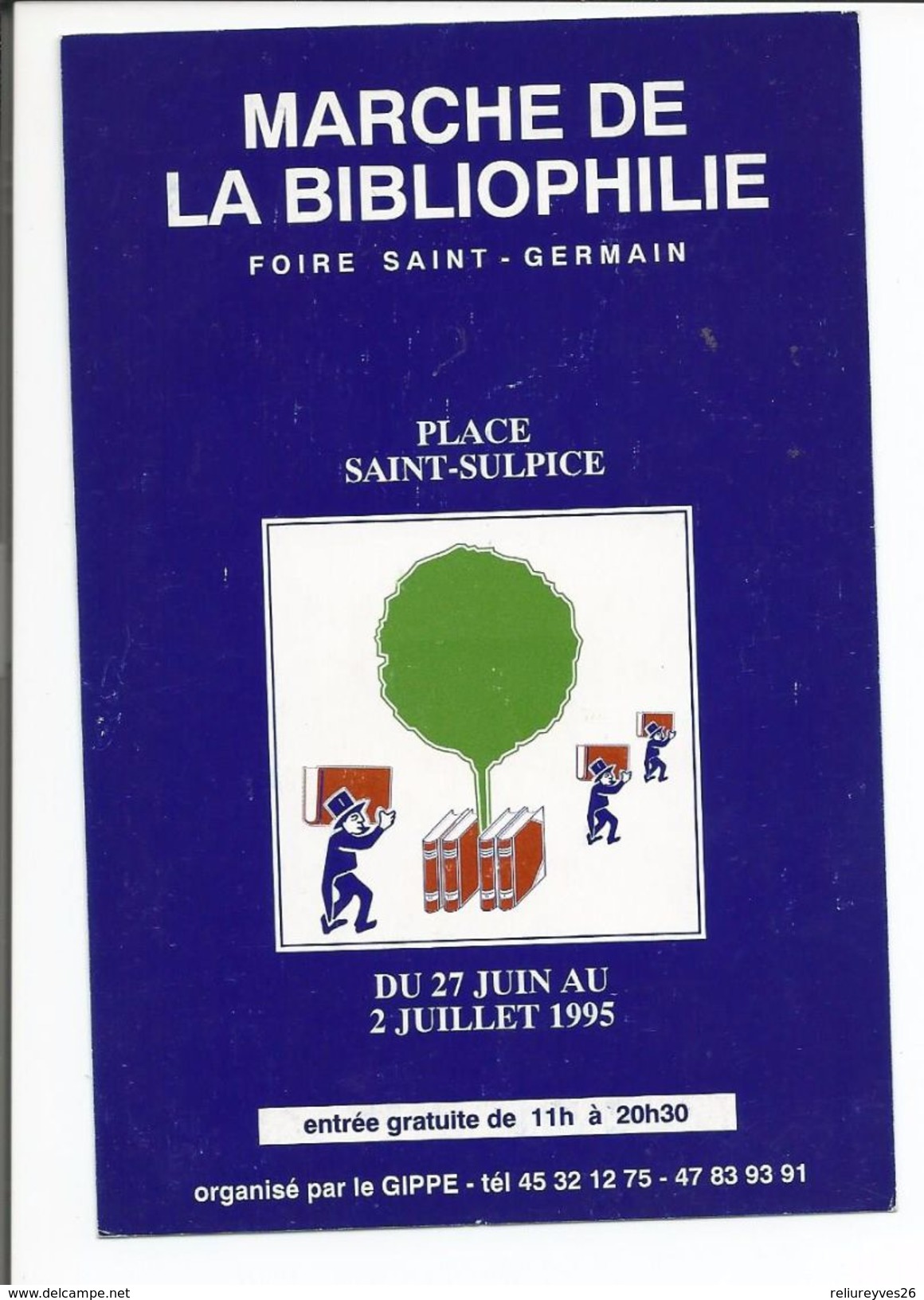 CPM. Th. Manif. Marché De La Bibliophile , Foire , Saint Germain , Ed. F. 1995 - Demonstrationen