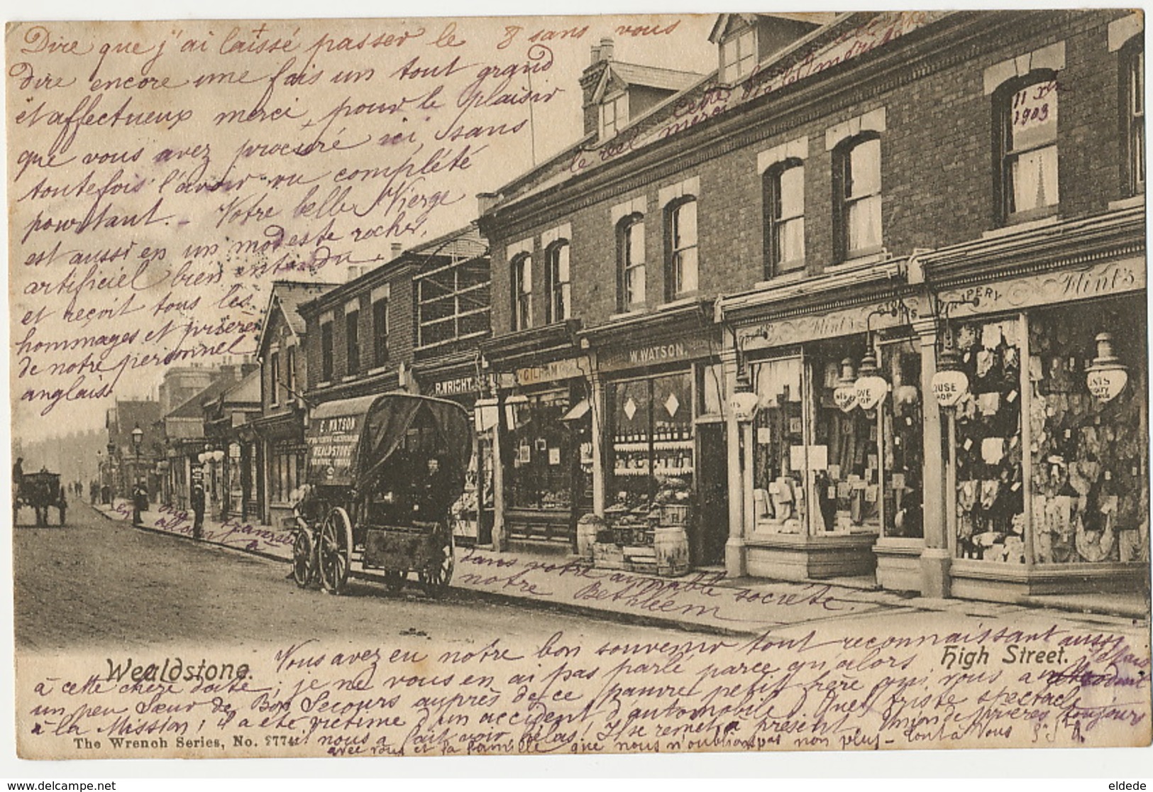 Wealdstone High Street P. Used To Henrichemont Cher France The Wrench Series 2774 - Middlesex