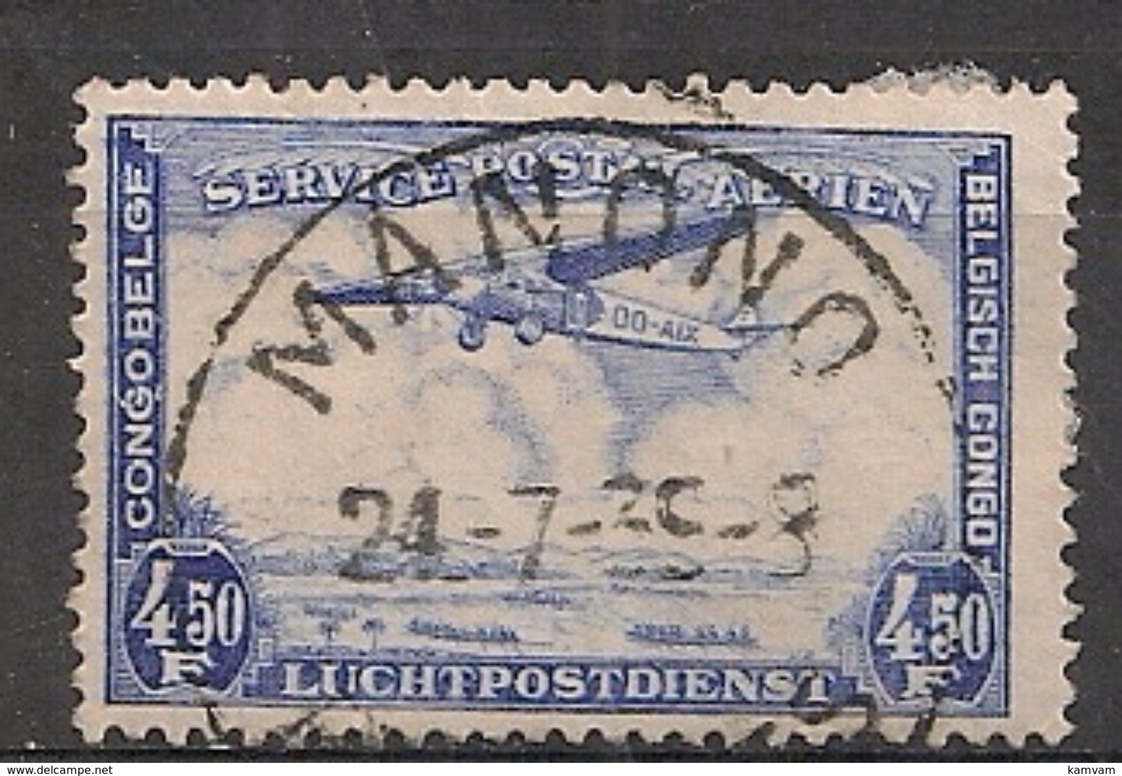 CONGO BELGE PA 11 MANONO - Used Stamps