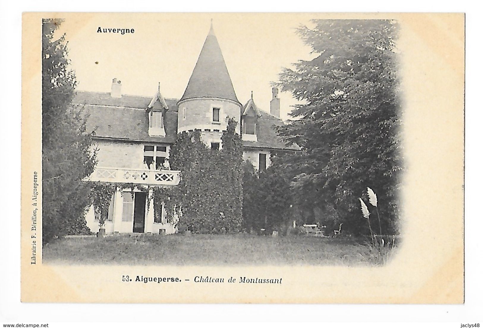 Environs D'AIGUEPERSE  (cpa 63)   Château De Montussant -   - L 1 - Aigueperse