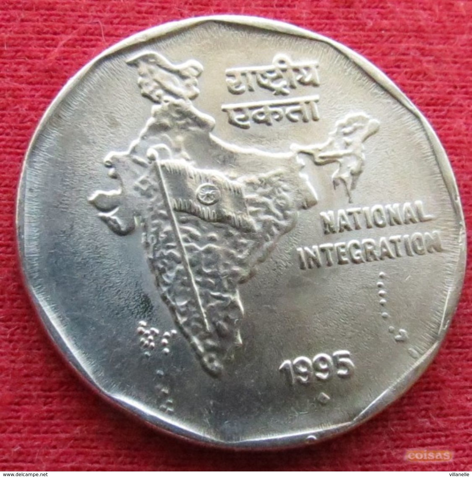 India 2 Rupees 1995 B Inde Indien Indies - Inde