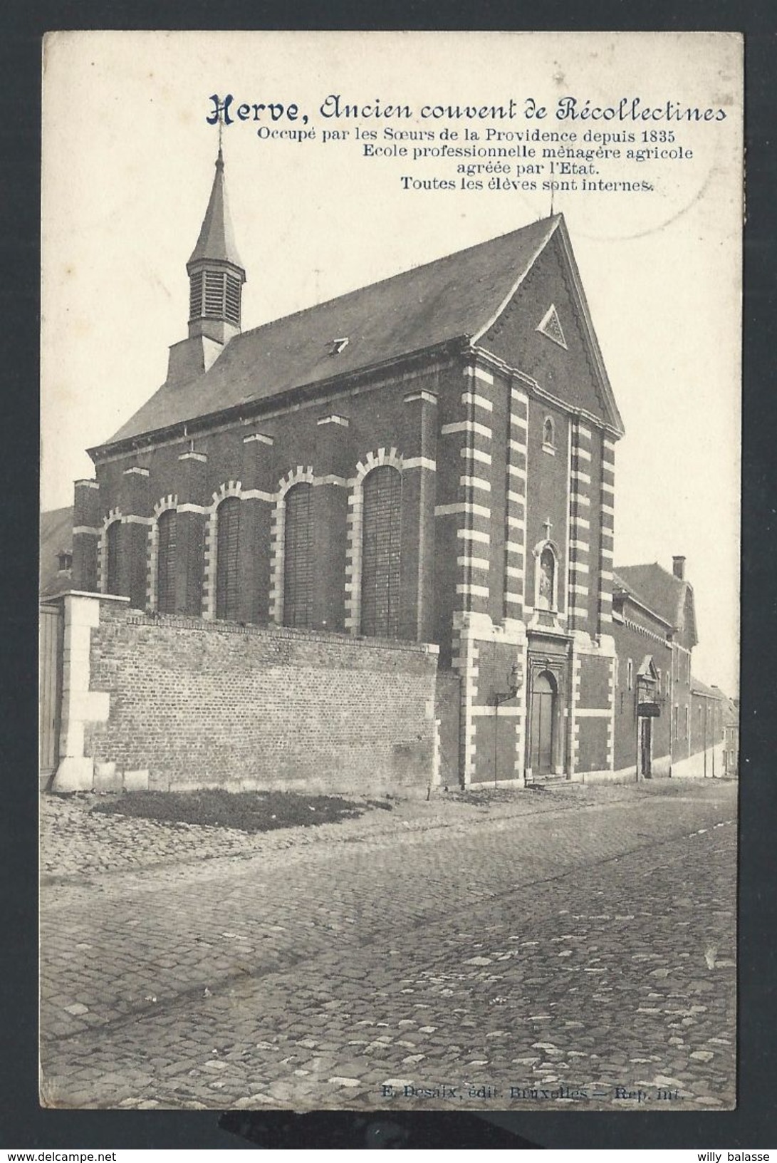 +++ CPA - HERVE - Ancien Couvent De Récollectines - Ecole Professionnelle Ménagère Agricole   // - Herve