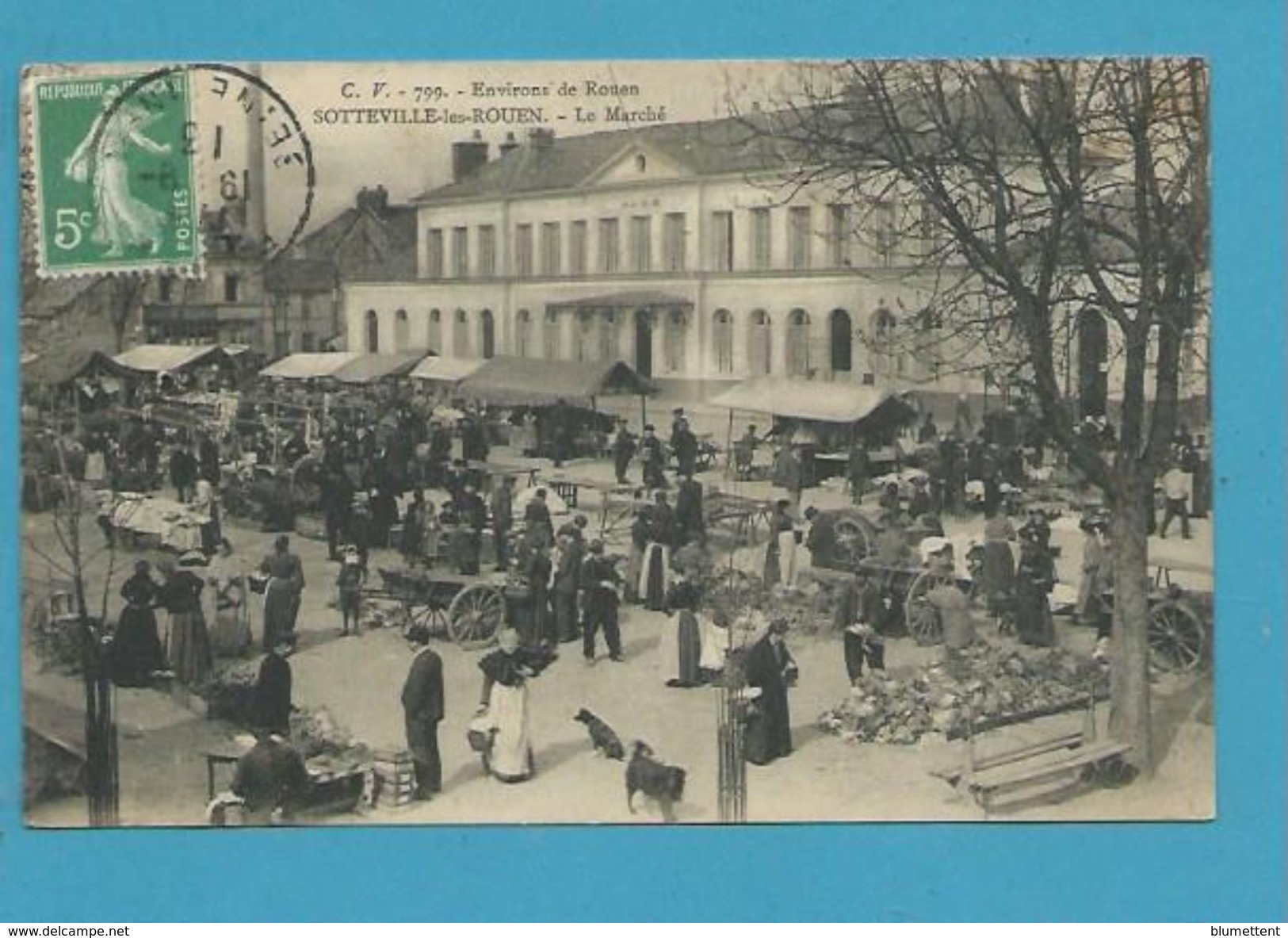 CPA 799 - Marchands Ambulants Marché Environs De Rouen SOTTEVILLE-LES-ROUEN 76 - Sotteville Les Rouen