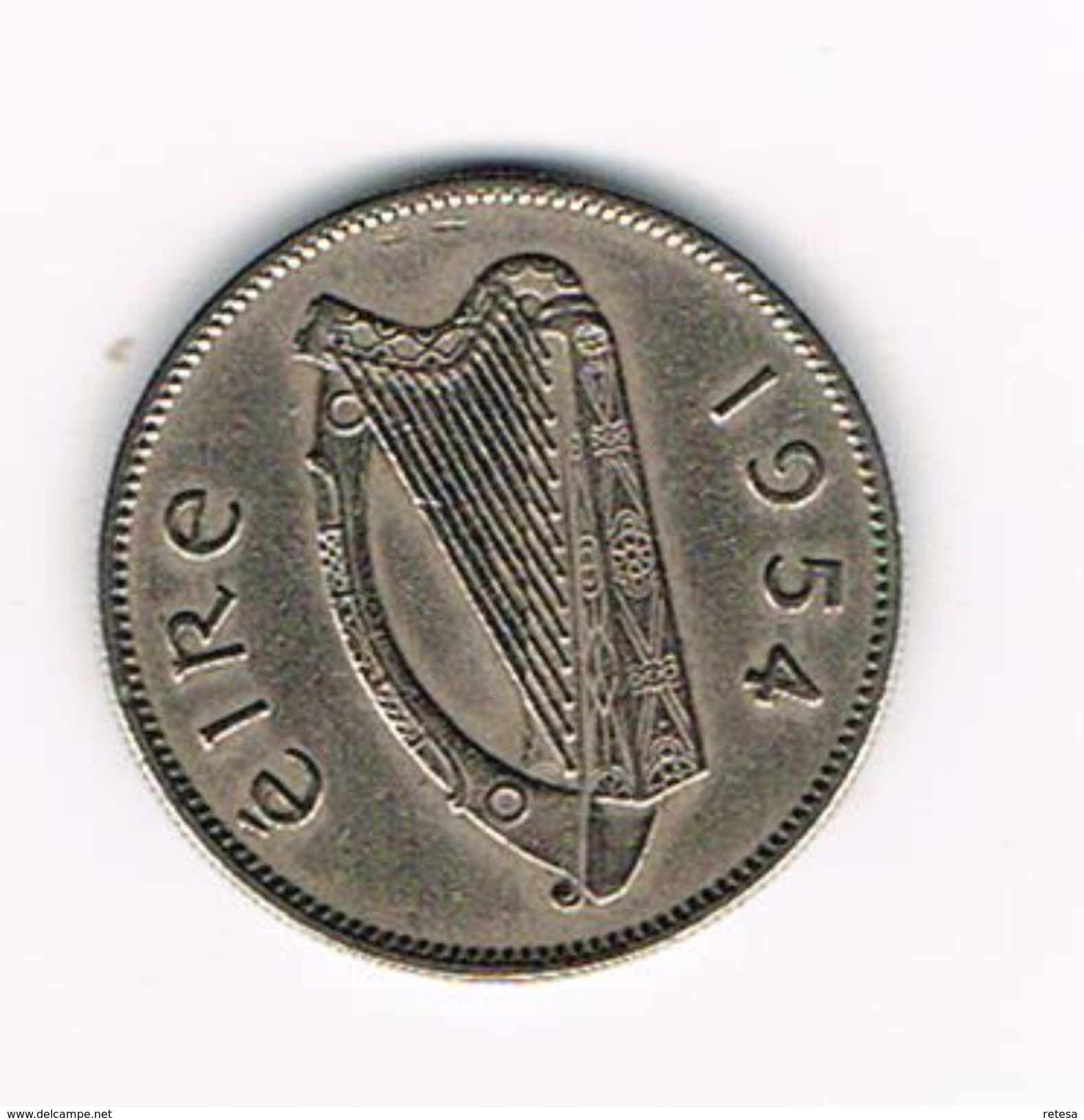 )   IERLAND  1 SHILLING  1954 - Irlande