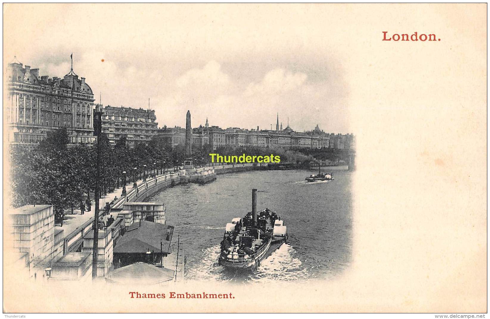 CPA LONDON  THAMES EMBANKMENT - River Thames