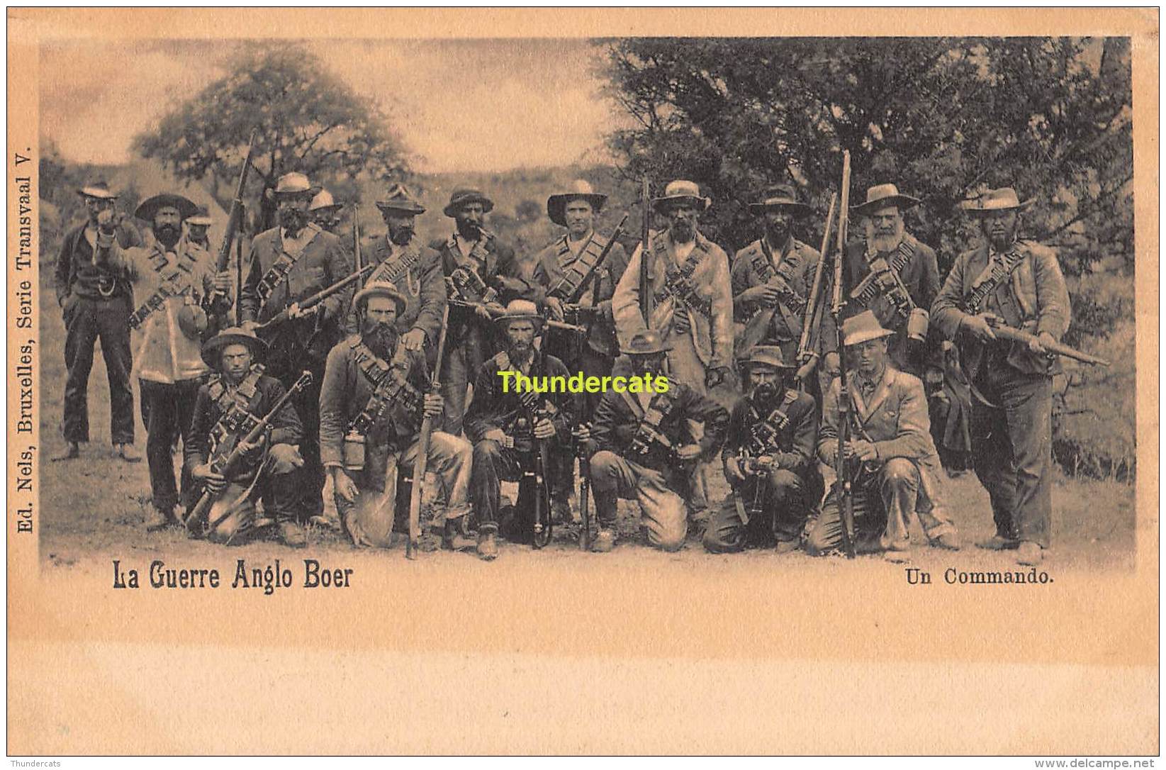 CPA LA GUERRE ANGLO BOER  NELS SERIE TRANSVAAL UN COMMANDO - Afrique Du Sud