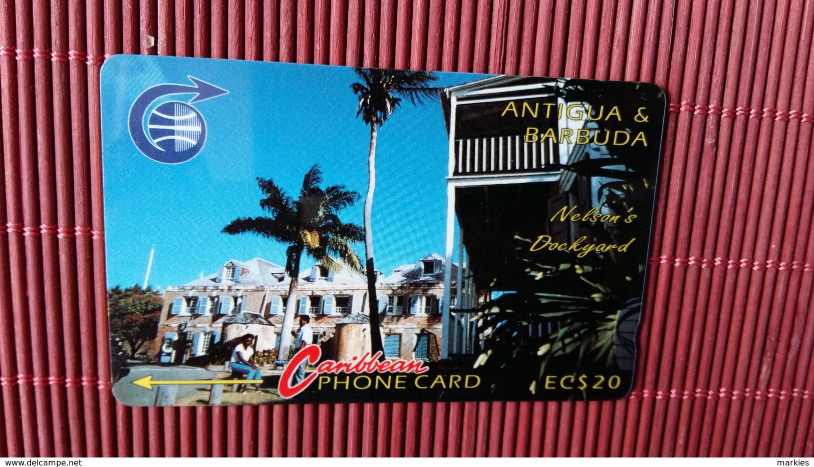 Phonecard Antigua & Barbuda 20 $ Number 4CATB Used Rare - Antigua And Barbuda