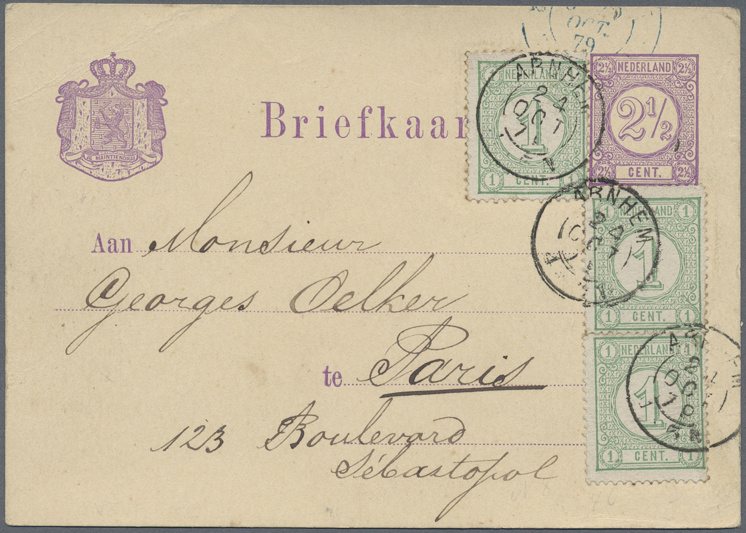 Br/GA Niederlande: 1874/1965 (ca.), Accumulation With About 150 Covers And Postal Stationeries With Severa - Sammlungen