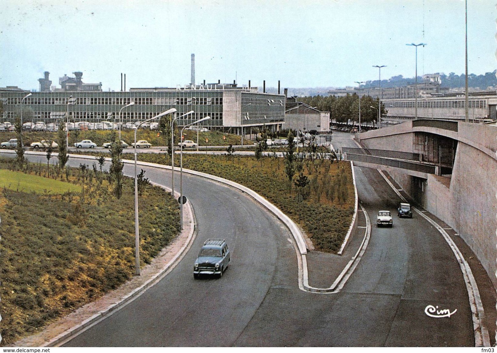 Boulogne Billancourt Pont De Sèvres Citroën 2cv Simca Peugeot 403 Break - Boulogne Billancourt