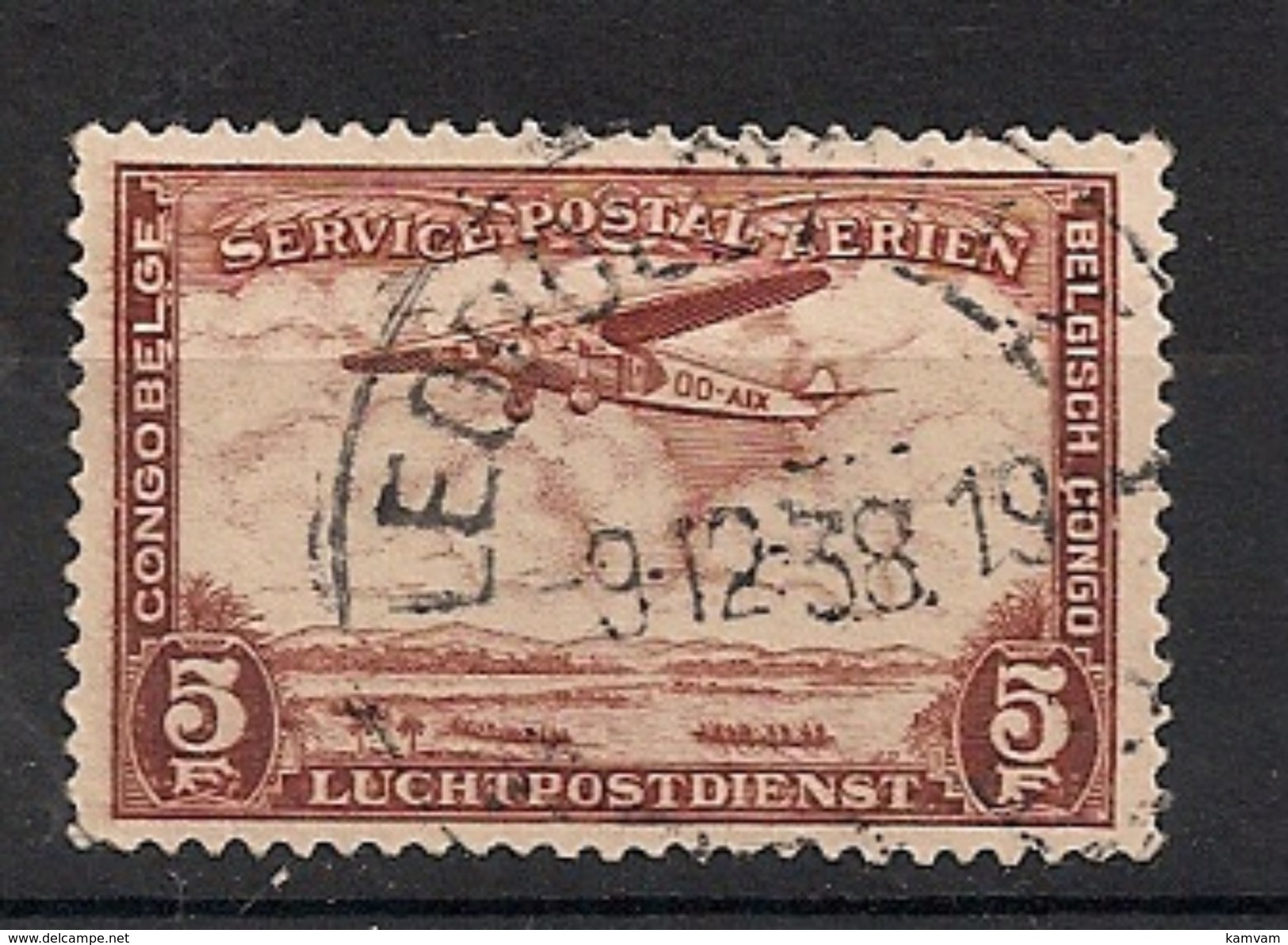 CONGO BELGE PA 12 LEOPOLDVILLE - Used Stamps