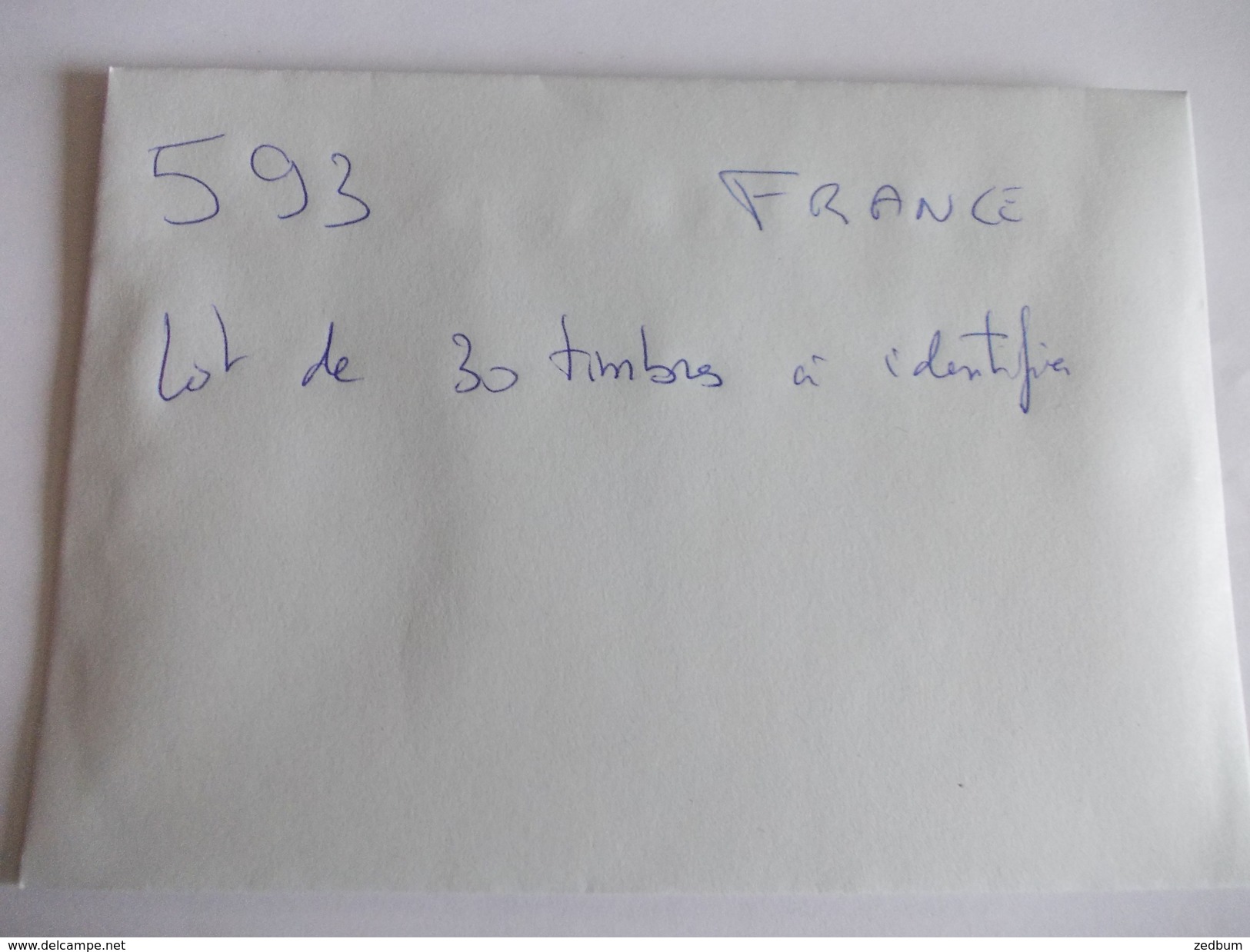 TIMBRE France Lot De 30 Timbres à Identifier N° 593 - Mezclas (max 999 Sellos)