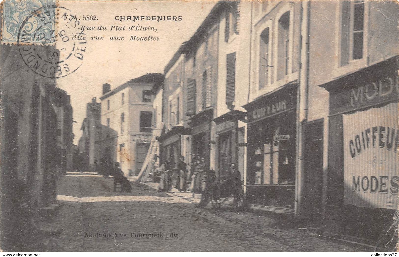 79-CHAMPDENIERS- RUE DU PLAT D'ETAIN DITE RUE AUX MOGETTES - Champdeniers Saint Denis