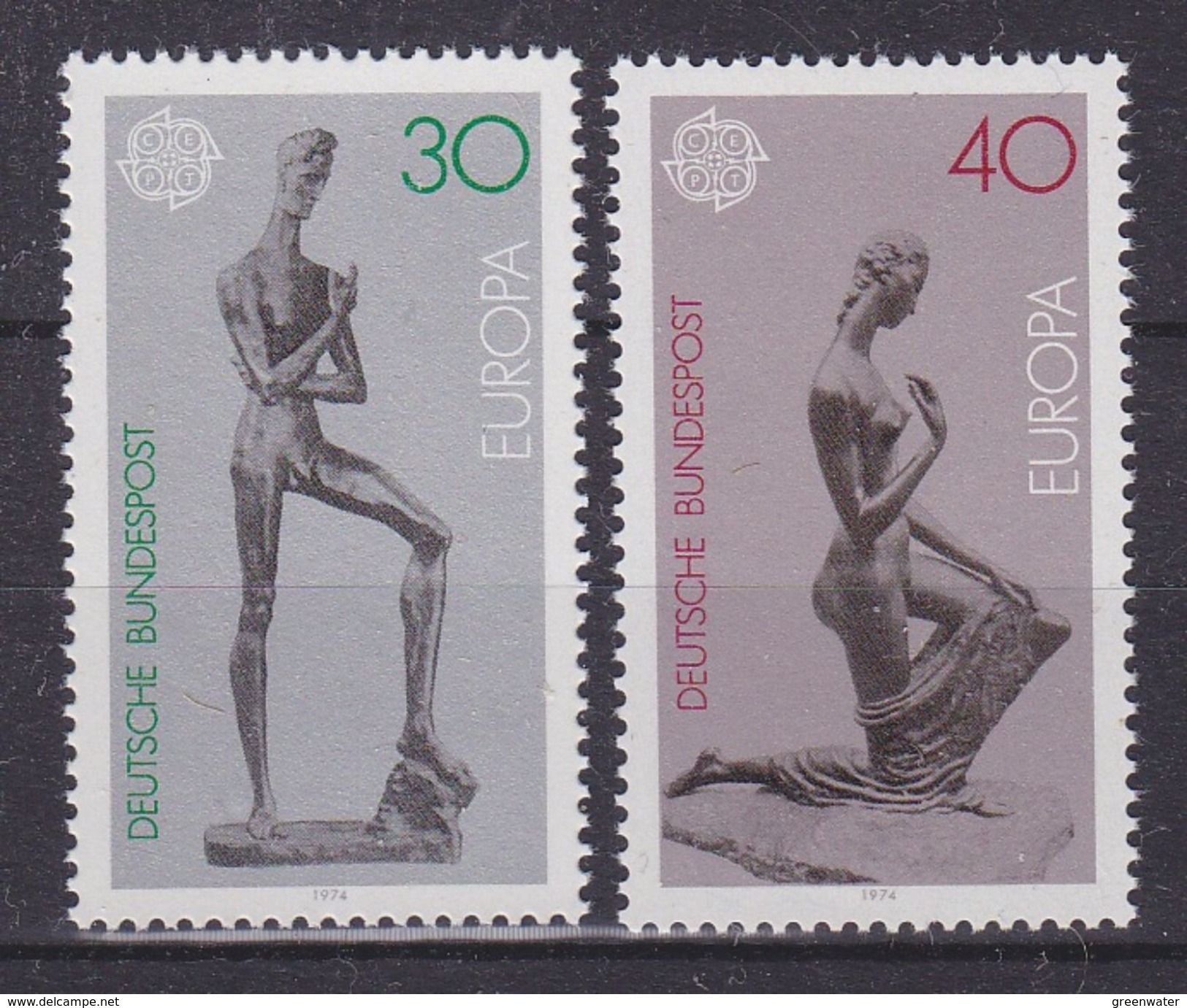 Europa Cept 1974 Germany 2v ** Mnh (36922U) - 1974