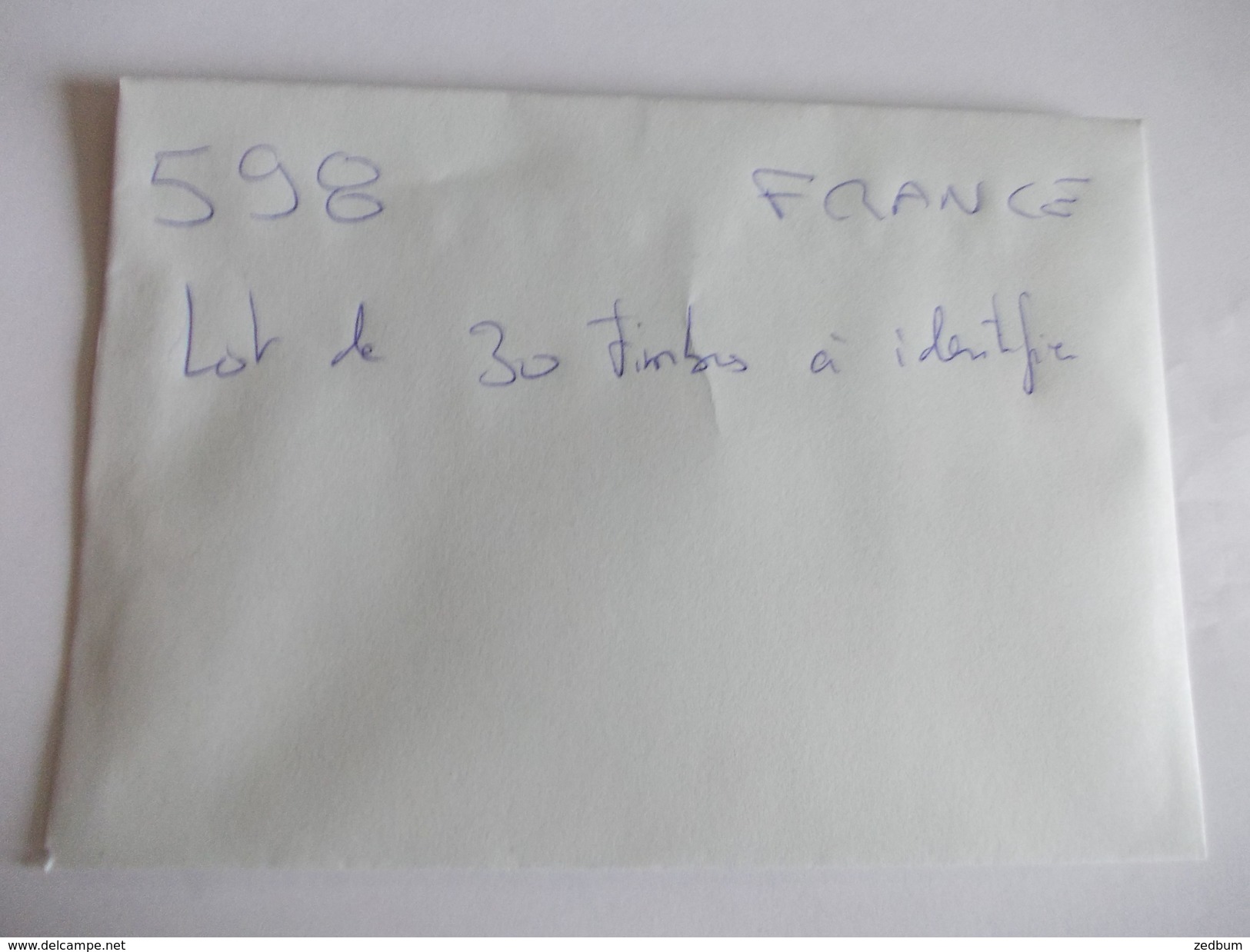TIMBRE France Lot De 30 Timbres à Identifier N° 598 - Mezclas (max 999 Sellos)