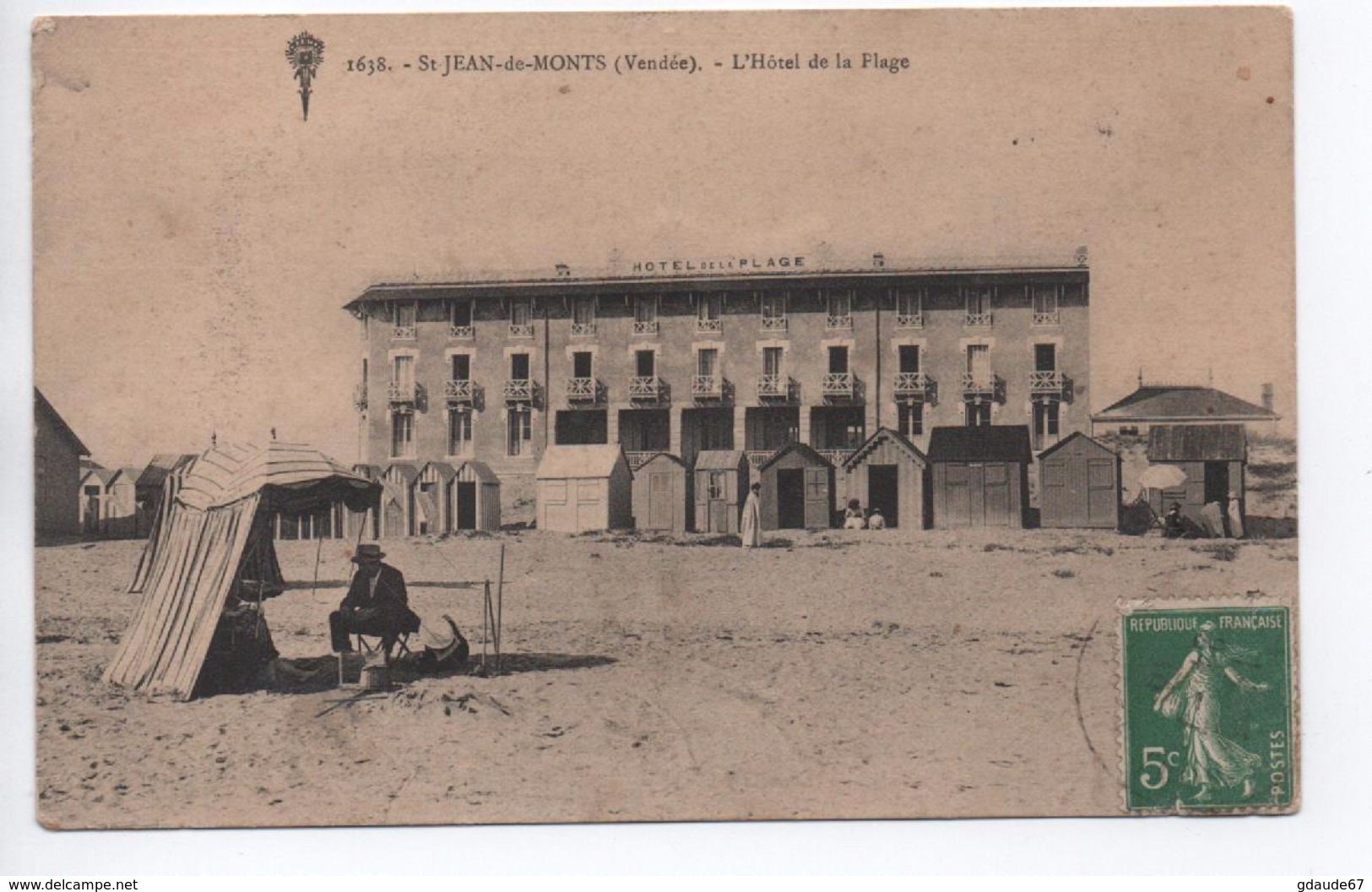 SAINT JEAN DE MONTS (85) - L'HOTEL DE LA PLAGE - Saint Jean De Monts