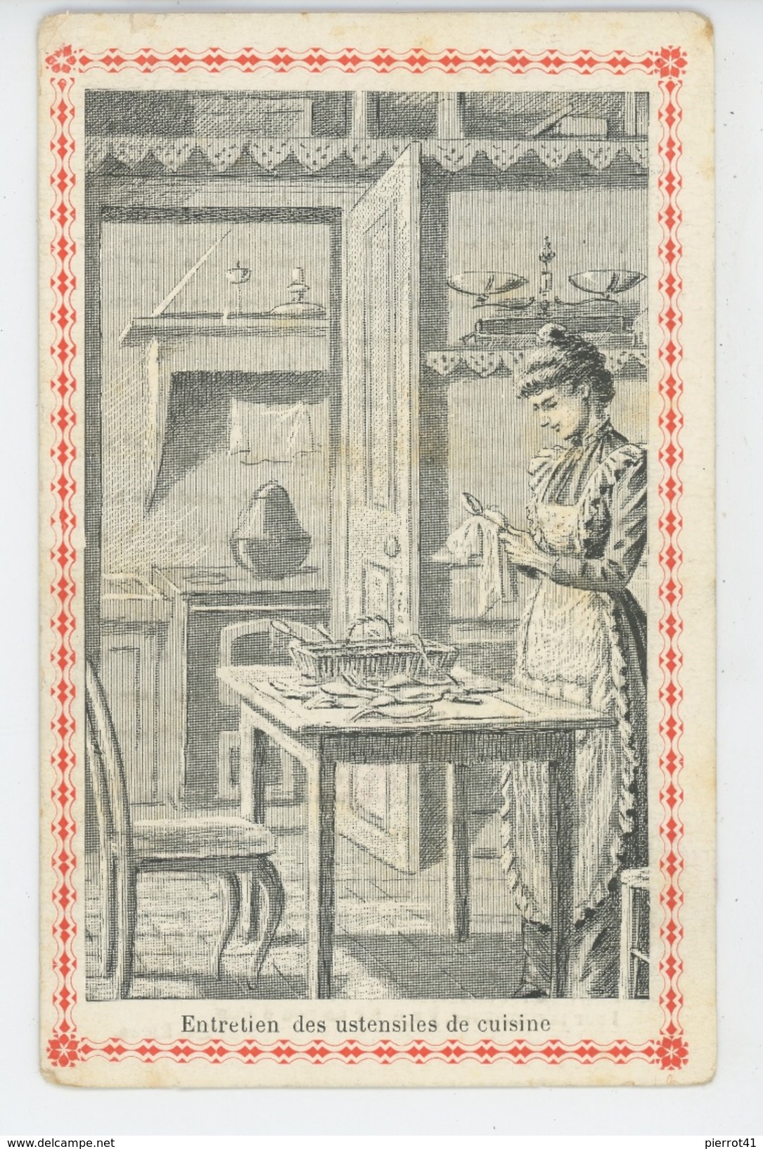 FEMMES - FRAU - LADY - "Entretien Des Ustensiles De Cuisine " - Coll. BONS POINTS INSTRUCTIFS - C. CHARIER - Femmes