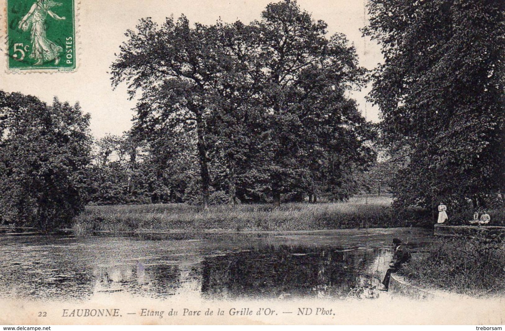 EAUBONNE – Etang Du Parc De La Grille D’Or – Circulé En 1912 - Altri & Non Classificati