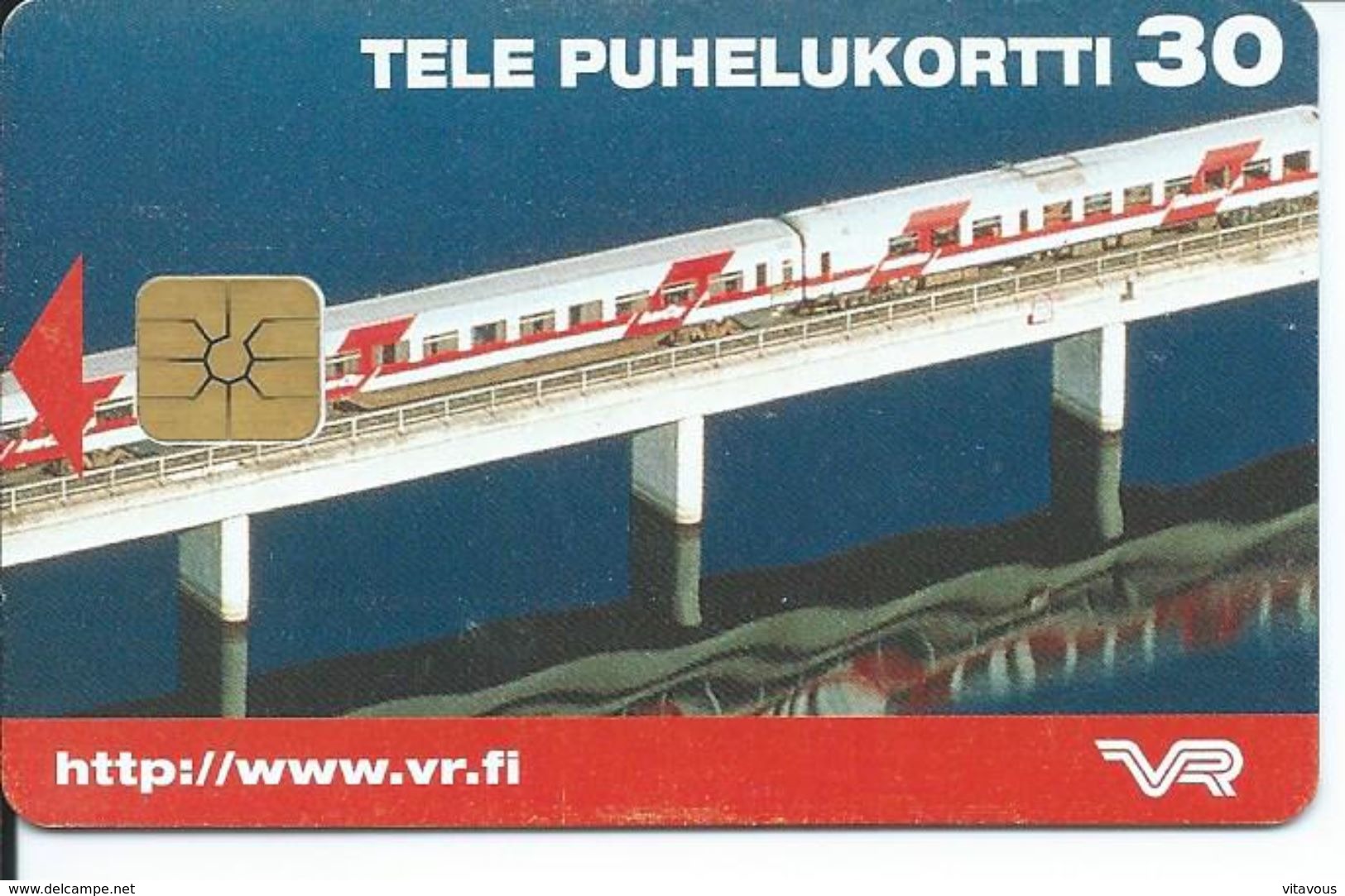 Train Pont  Télécarte à Puce  Finlande Phonecard Telefonkarte  (S. 630) - Finlande