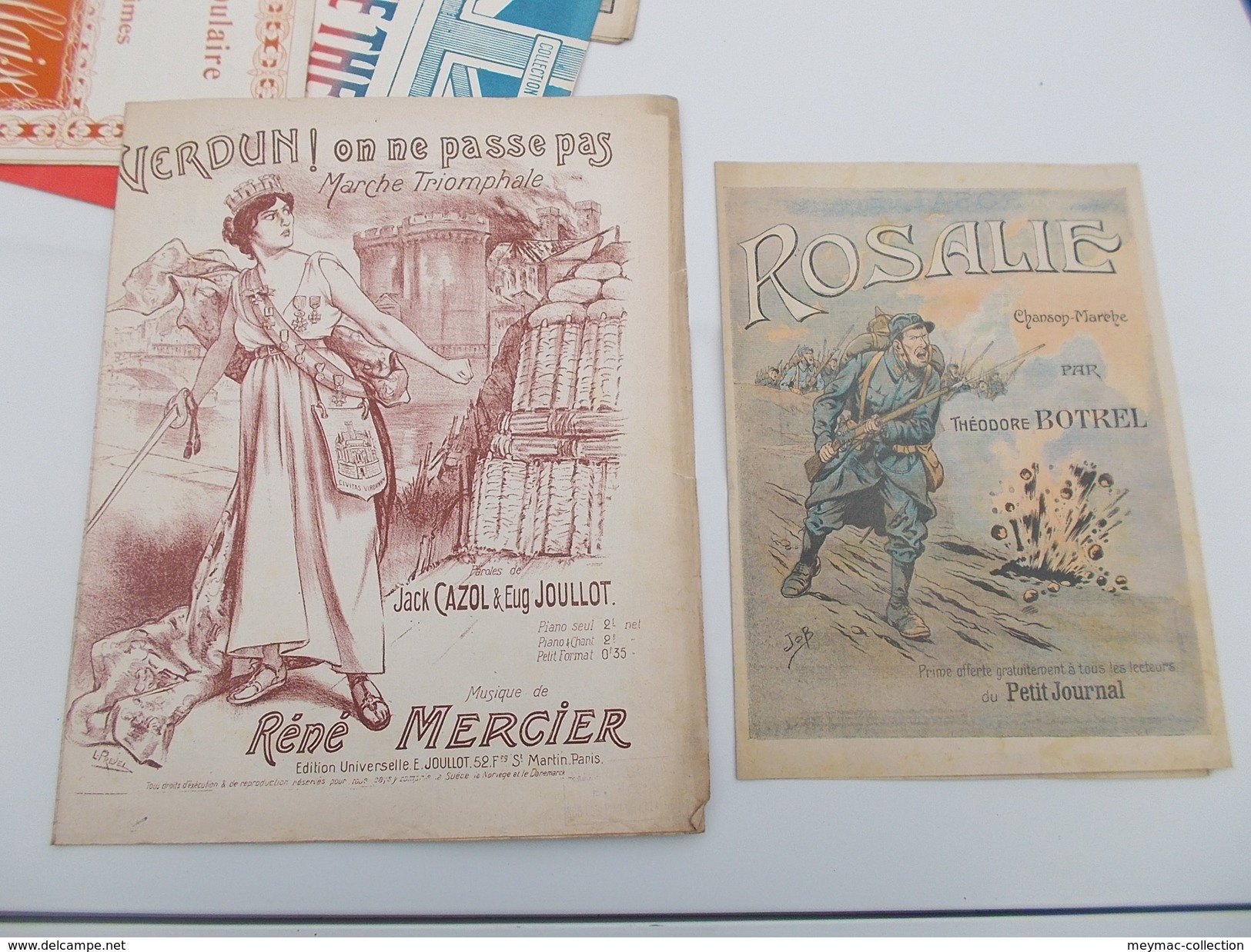 BON LOT PARTITIONS MILITAIRES MILITARIA 1914 1918 WWI BOTREL MARCHES CHANTS FRANCE ITALIE GB RUSSIE BELGIQUE - Altri & Non Classificati