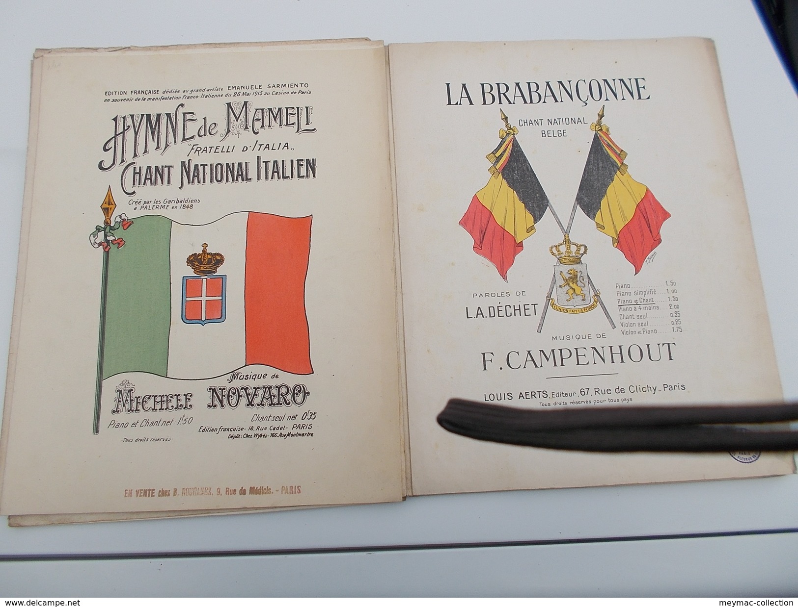 BON LOT PARTITIONS MILITAIRES MILITARIA 1914 1918 WWI BOTREL MARCHES CHANTS FRANCE ITALIE GB RUSSIE BELGIQUE