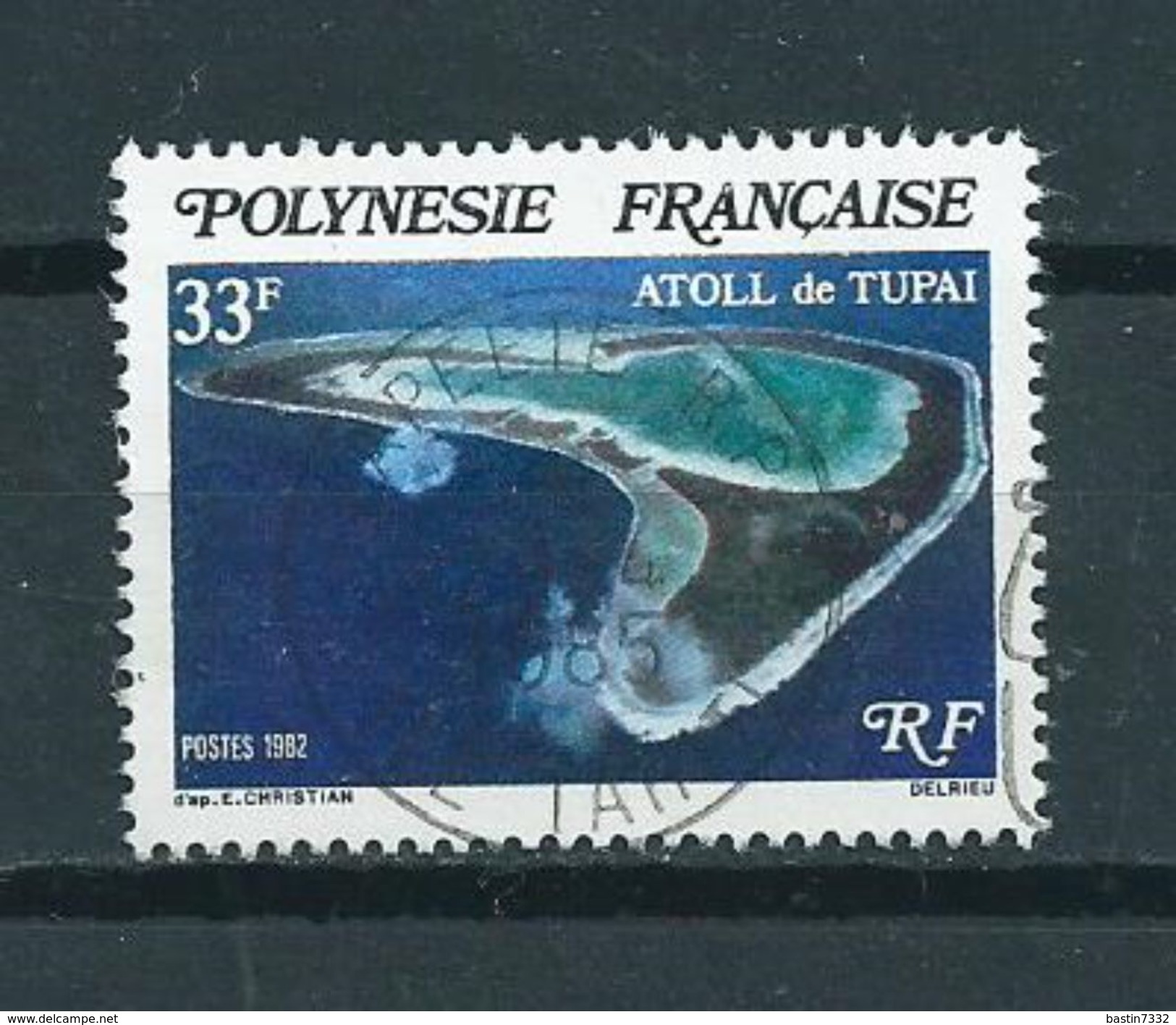 1982 Frans Polynesië 33Fr Atoll De Tupai Used/gebruikt/oblitere - Oblitérés