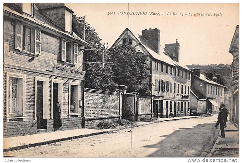 Pont Authou       27         Bureau De Poste        (voir Scan) - Sonstige & Ohne Zuordnung