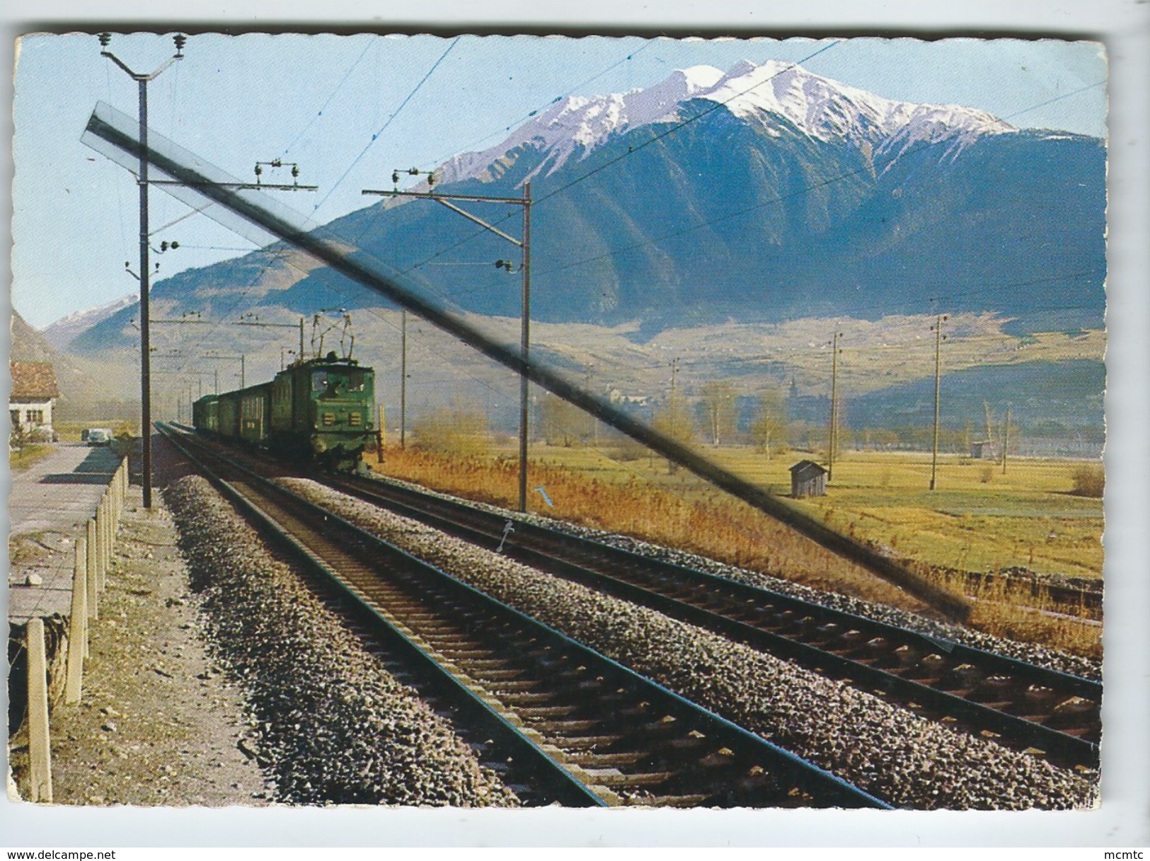 CPM - La Voie Ferrée Moderne - Suisse ,CFF Ligne Du Simplon.Longs Rails Soudés Sur Traverses RS Avec Fixations....etc... - Avers