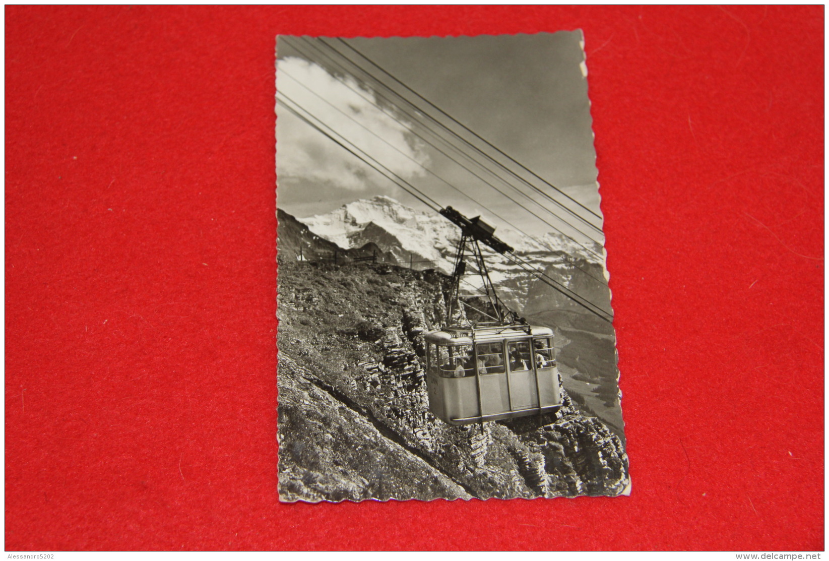 Berne Bern Wengen Mannlichen Luftseilbahn 1957 - Bern