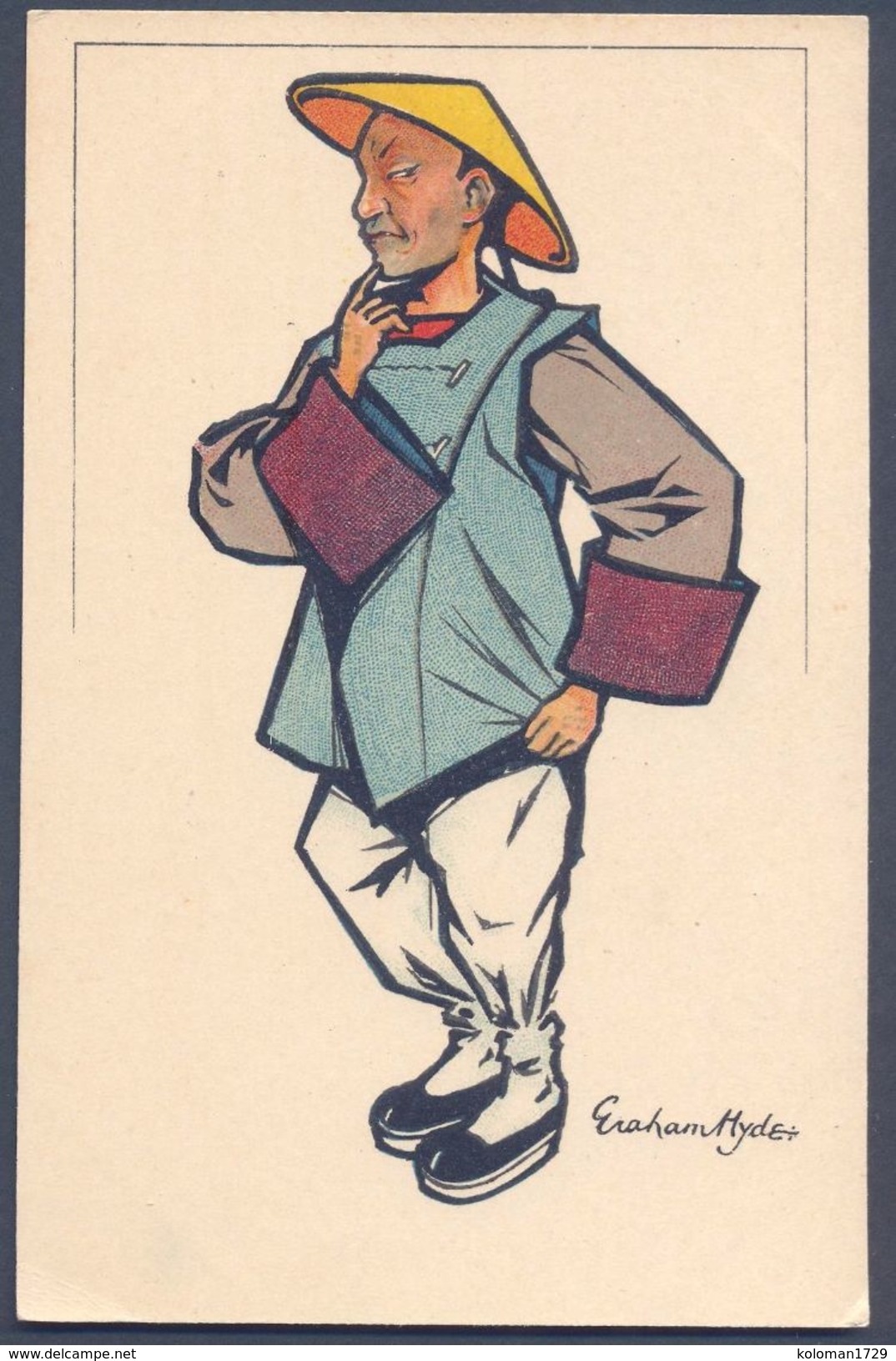 Art Nouveau - Raphael Tuck Serie 616 - Graham Hyde - 2 Postcards - Altri & Non Classificati