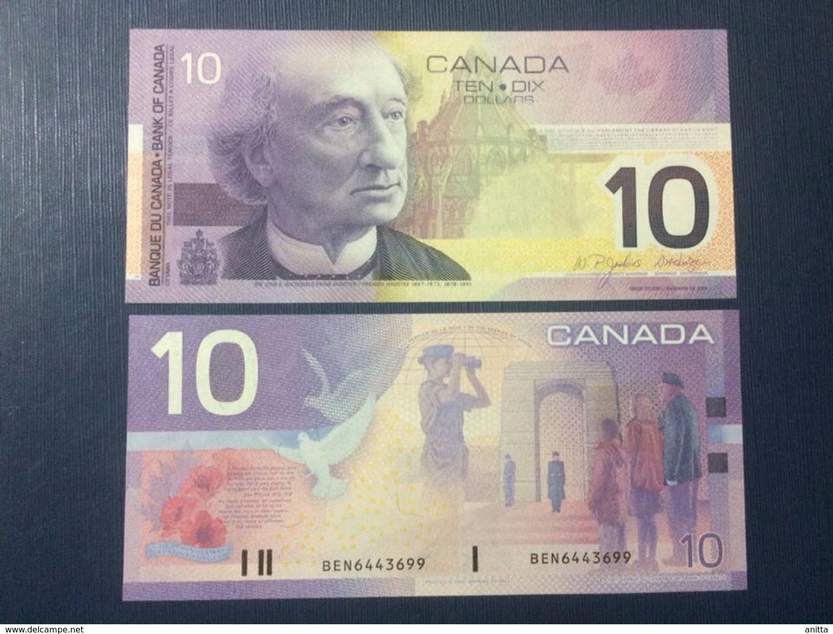 2001 CANADA 10 DOLLARS - UNC - - 5 Pounds